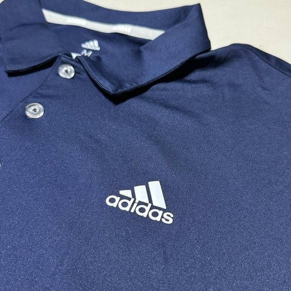 Adidas NWT ADIDAS PERFORMANCE GOLF NAVY BLUE POLO SZ MEDIUM M Size US M / EU 48-50 / 2 - 5 Thumbnail