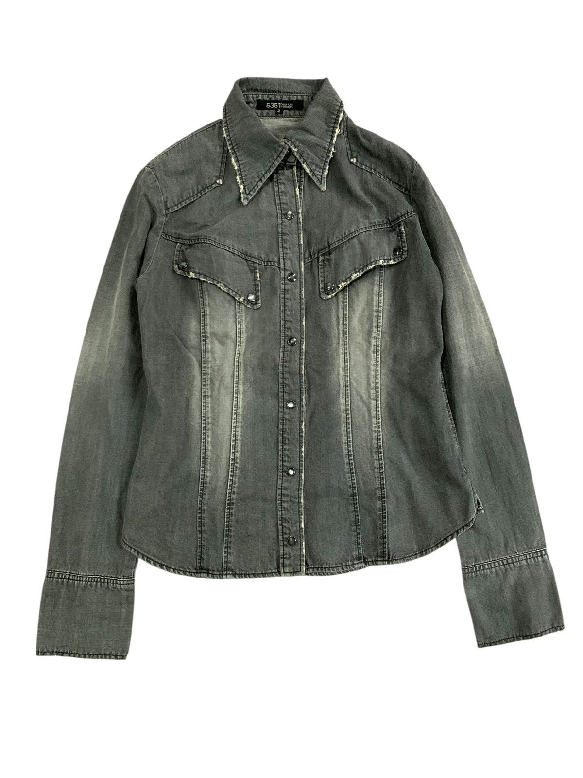 5351 POUR LES HOMMES Rare 5351 pour les femmes raw seditonary shirt Size US S / EU 44-46 / 1 - 1 Thumbnail