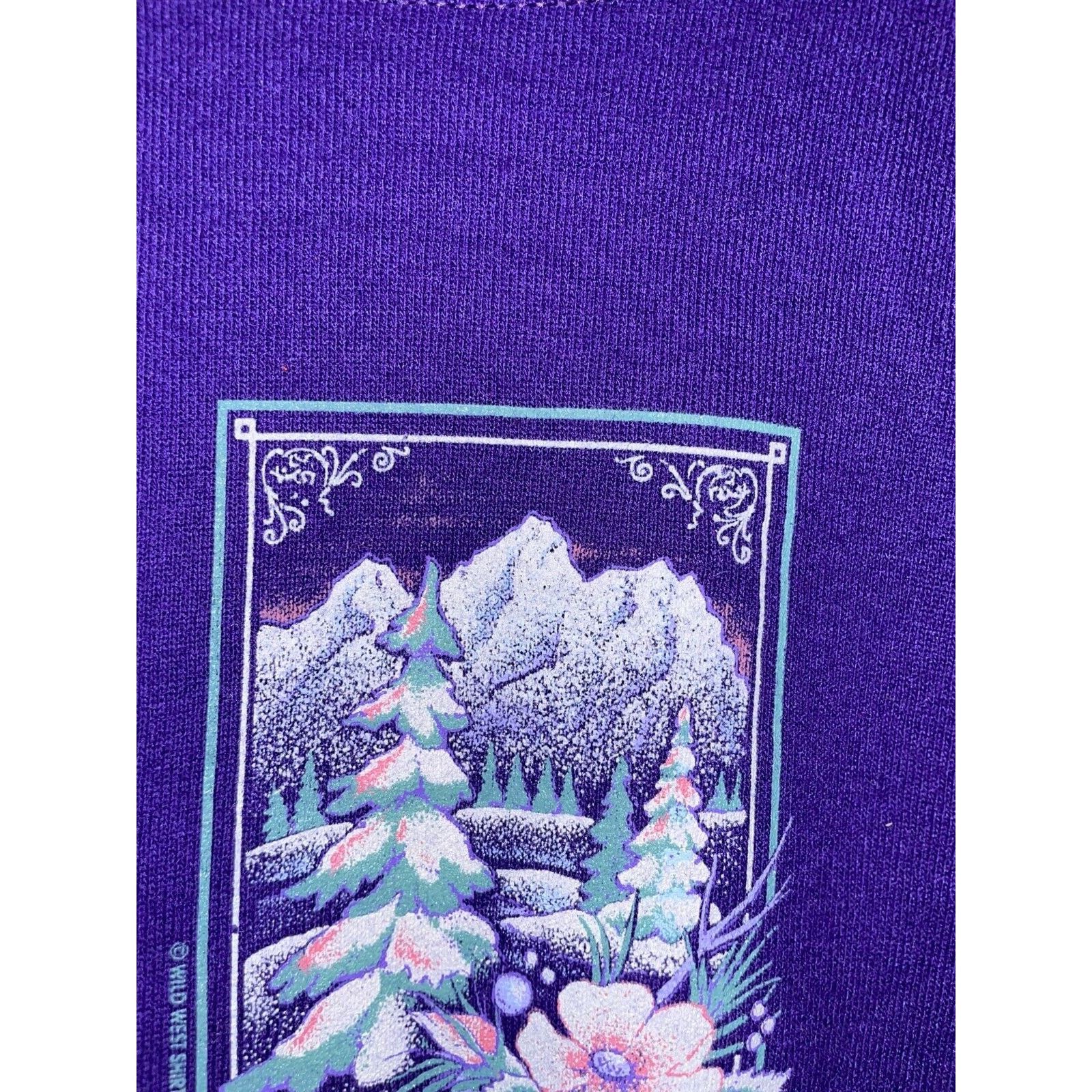 Jerzees Vintage Big Sky Country Sweatshirt Montana Crewneck VTG 90s Size US L / EU 52-54 / 3 - 3 Thumbnail