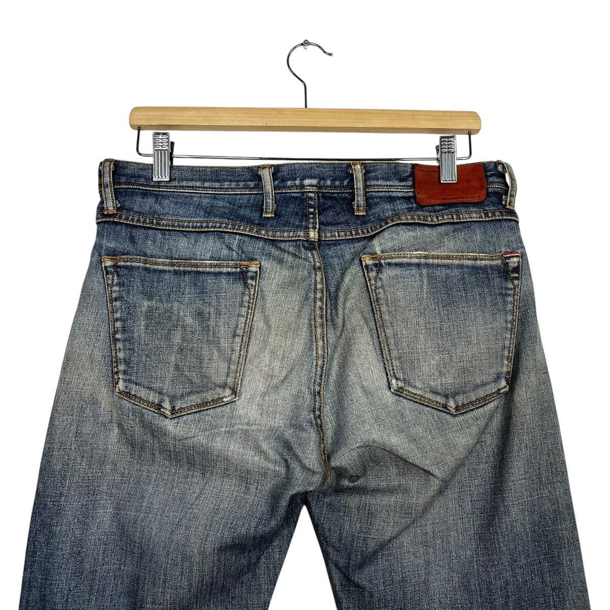 Matsuda Vintage Monsieur Nicole By Matsuda Distressed Denim Size 32" / US 10 / IT 46 - 8 Thumbnail
