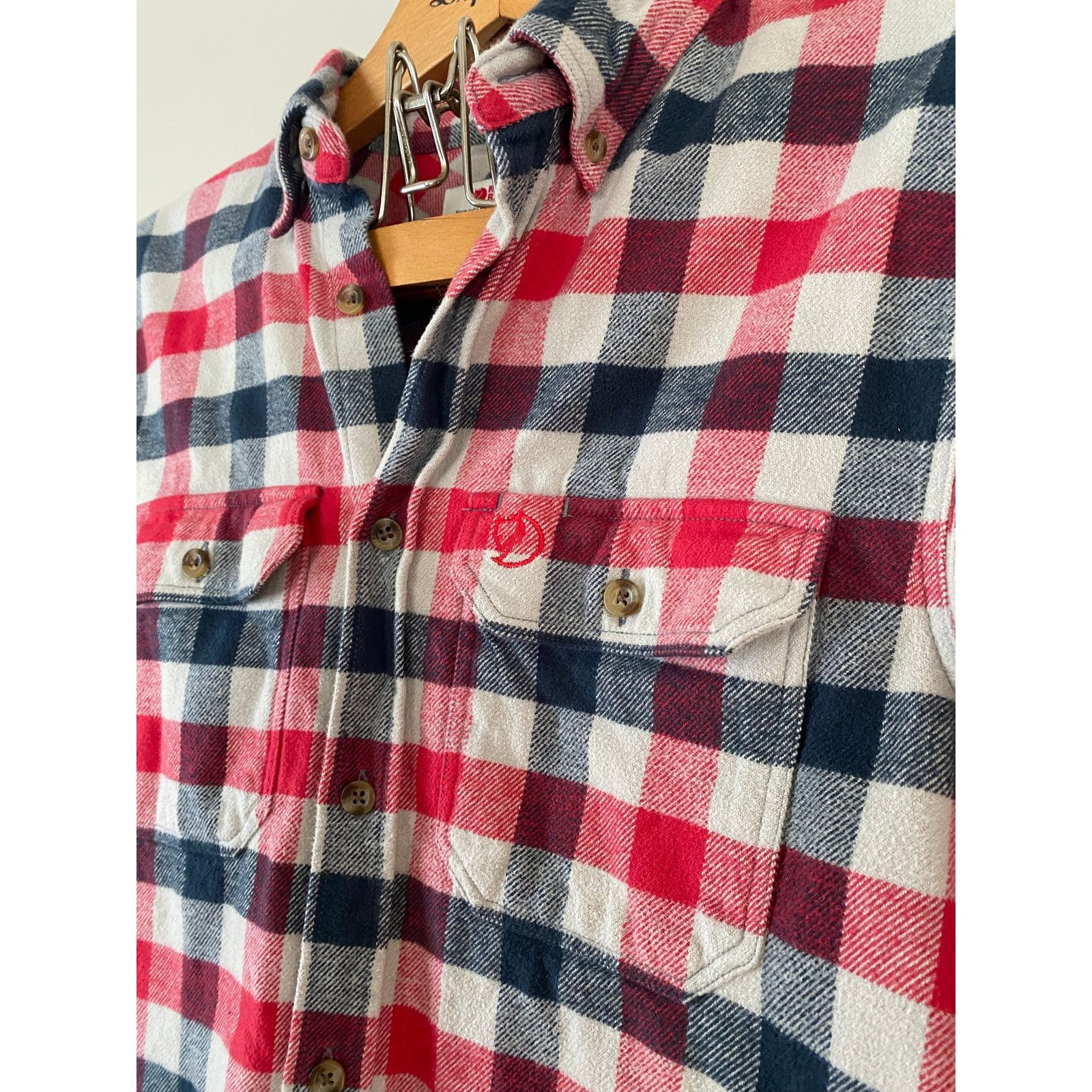 Fjallraven FjallRaven Long Sleeve Cotton Flannel Shirt Slim Fit Medium Size US M / EU 48-50 / 2 - 1 Thumbnail