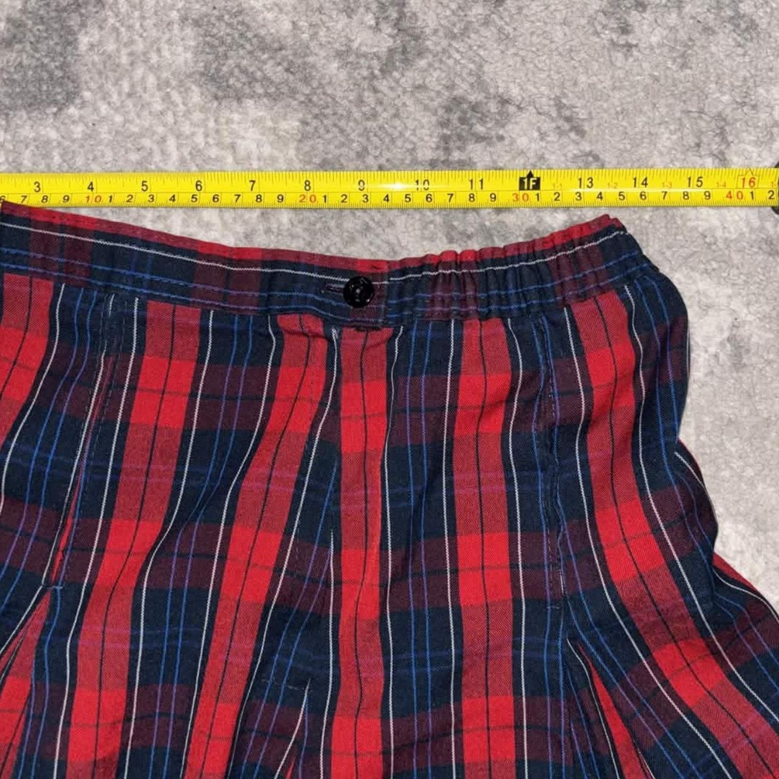 Vintage Vintage 90s Pleated Plaid Mini Skirt Size 27" / US 4 / IT 40 - 5 Thumbnail