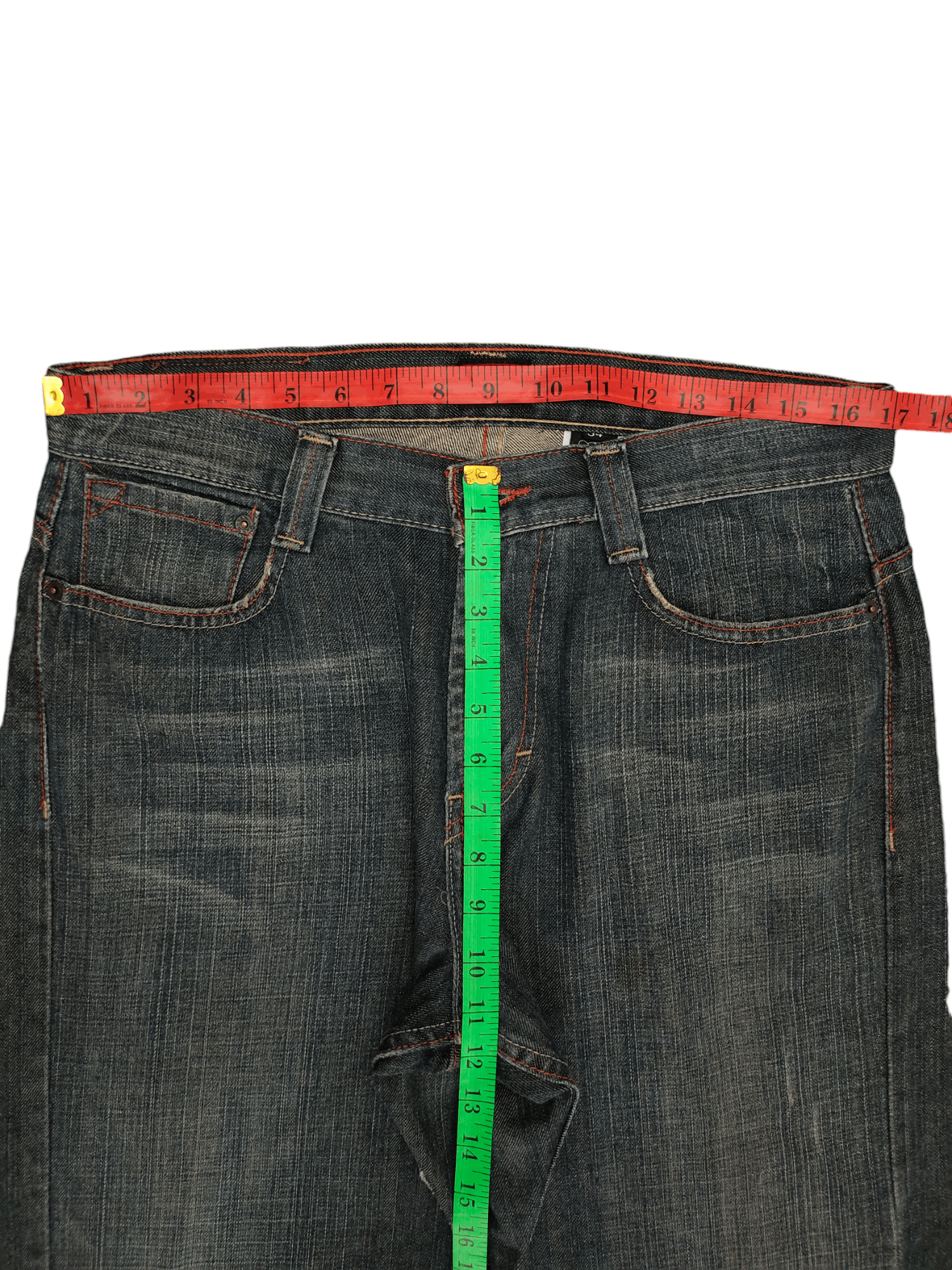 Von Dutch Vintage Y2k Von Dutch Distress Denim Jeans Size US 34 / EU 50 - 10 Thumbnail