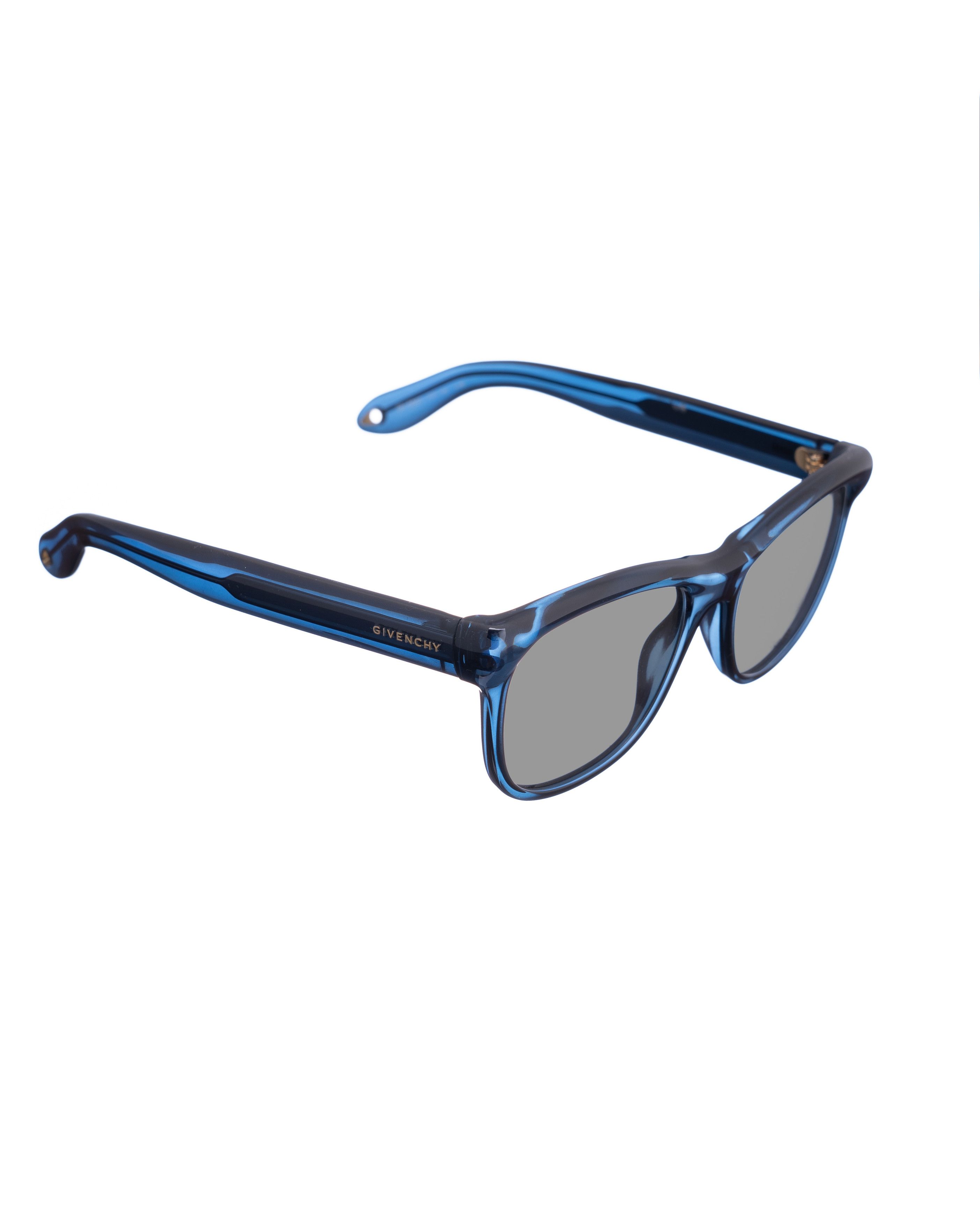 Givenchy Givenchy 00s Bold Nerdy Navy Blue Sunglasses Size ONE SIZE - 3 Thumbnail