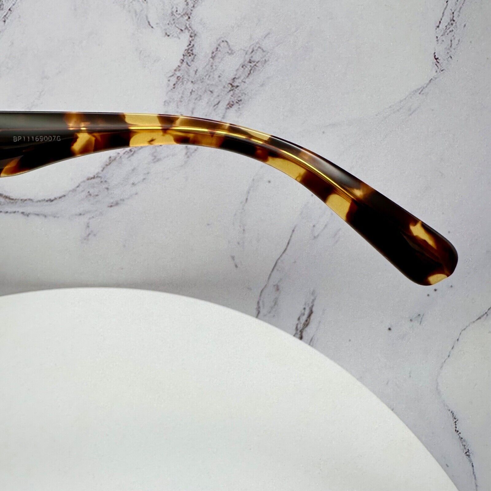 Miu Miu NEW MIU MIU Sunglasses Brown Oval Gold Size ONE SIZE - 8 Thumbnail
