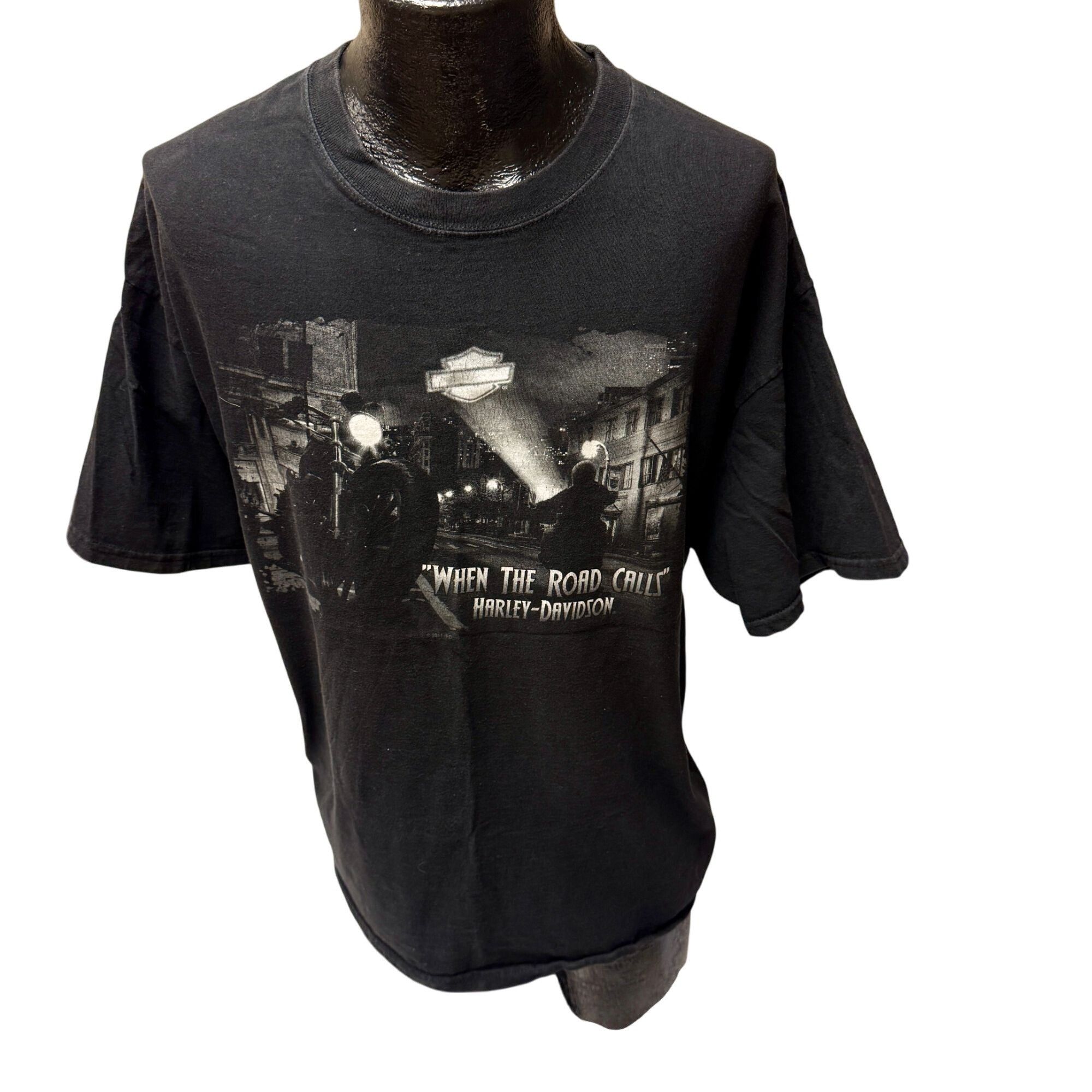 Harley Davidson WHEN THE ROAD CALLS Malfunction Junction Motorcycle Biker Size US XXL / EU 58 / 5 - 3 Thumbnail
