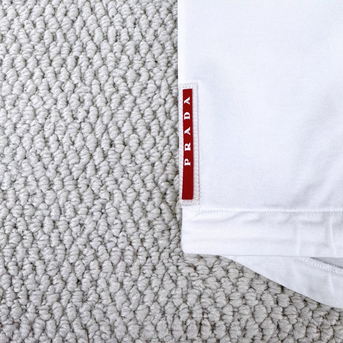 Prada Prada white color blocked nylon logo short XL unisex rare Size US XL / EU 56 / 4 - 6 Thumbnail