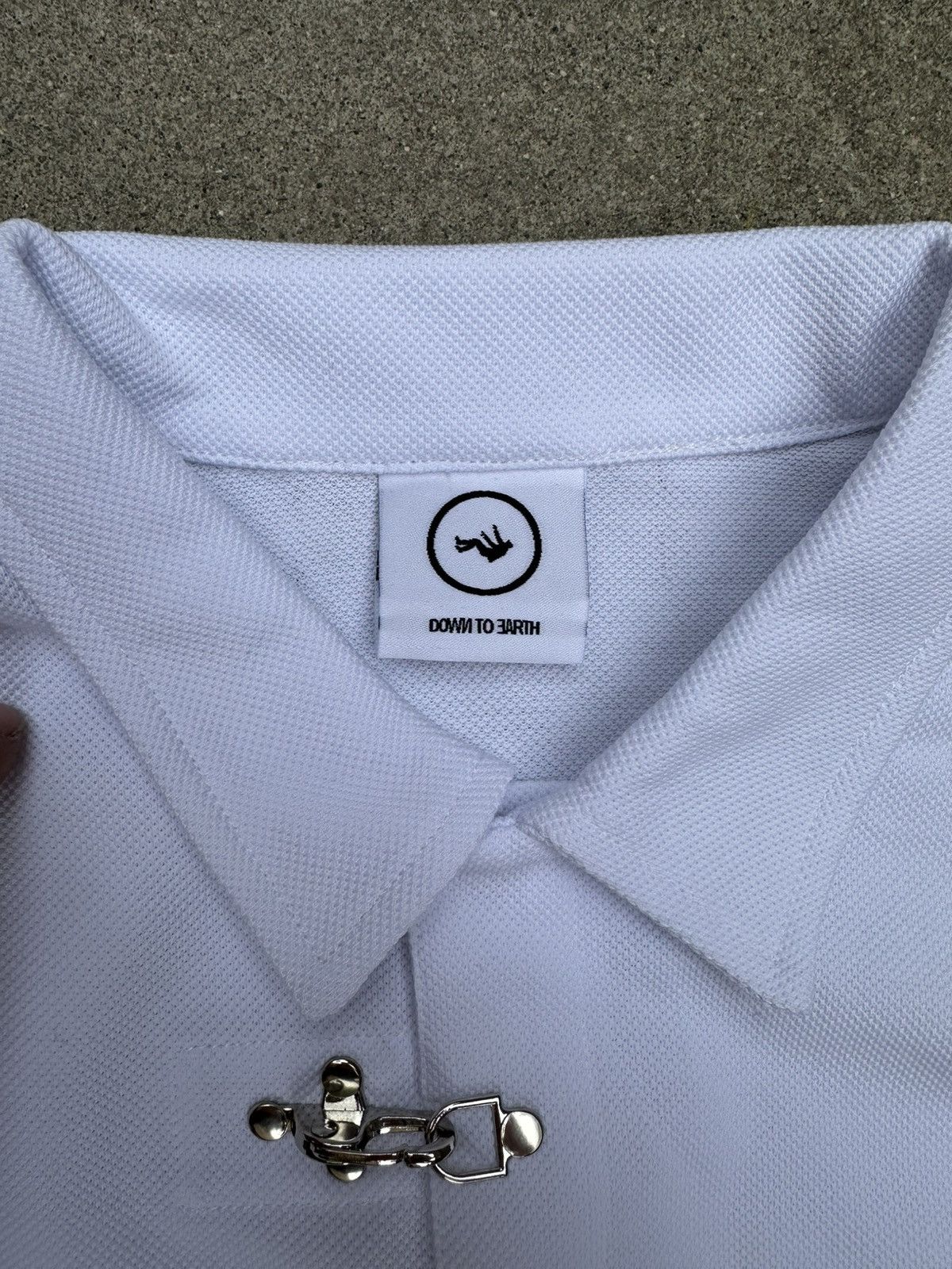 Japanese Brand Down to Earth Studios fireman clasp polo Size US L / EU 52-54 / 3 - 4 Thumbnail