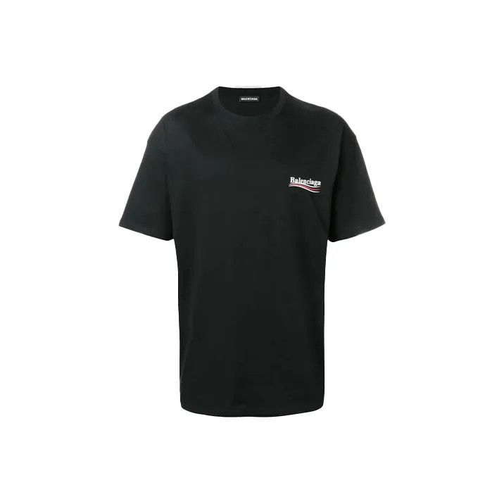 Balenciaga Balenciaga Black Short Sleeve T-Shirt for Men Size US L / EU 52-54 / 3 - 1 Thumbnail