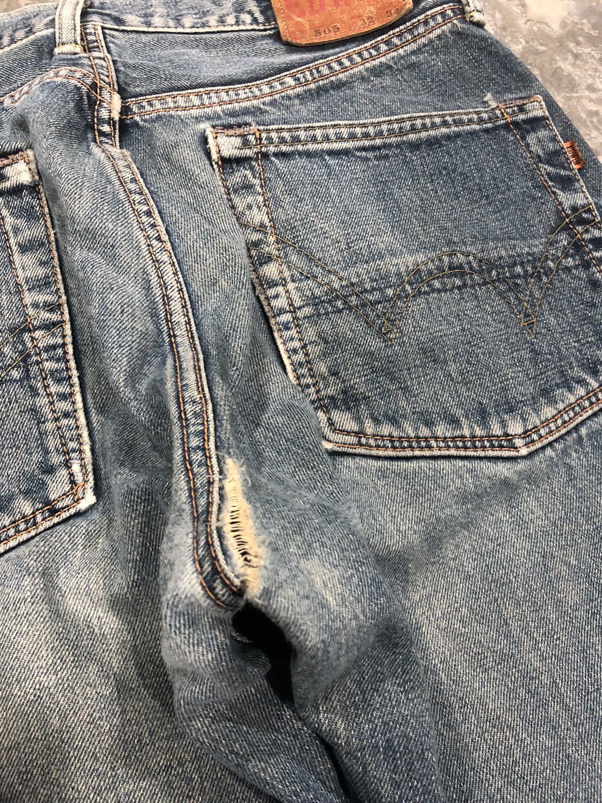 Edwin × Vintage Vintage Edwin 505 🇯🇵Made Jeans Size US 34 / EU 50 - 9 Thumbnail