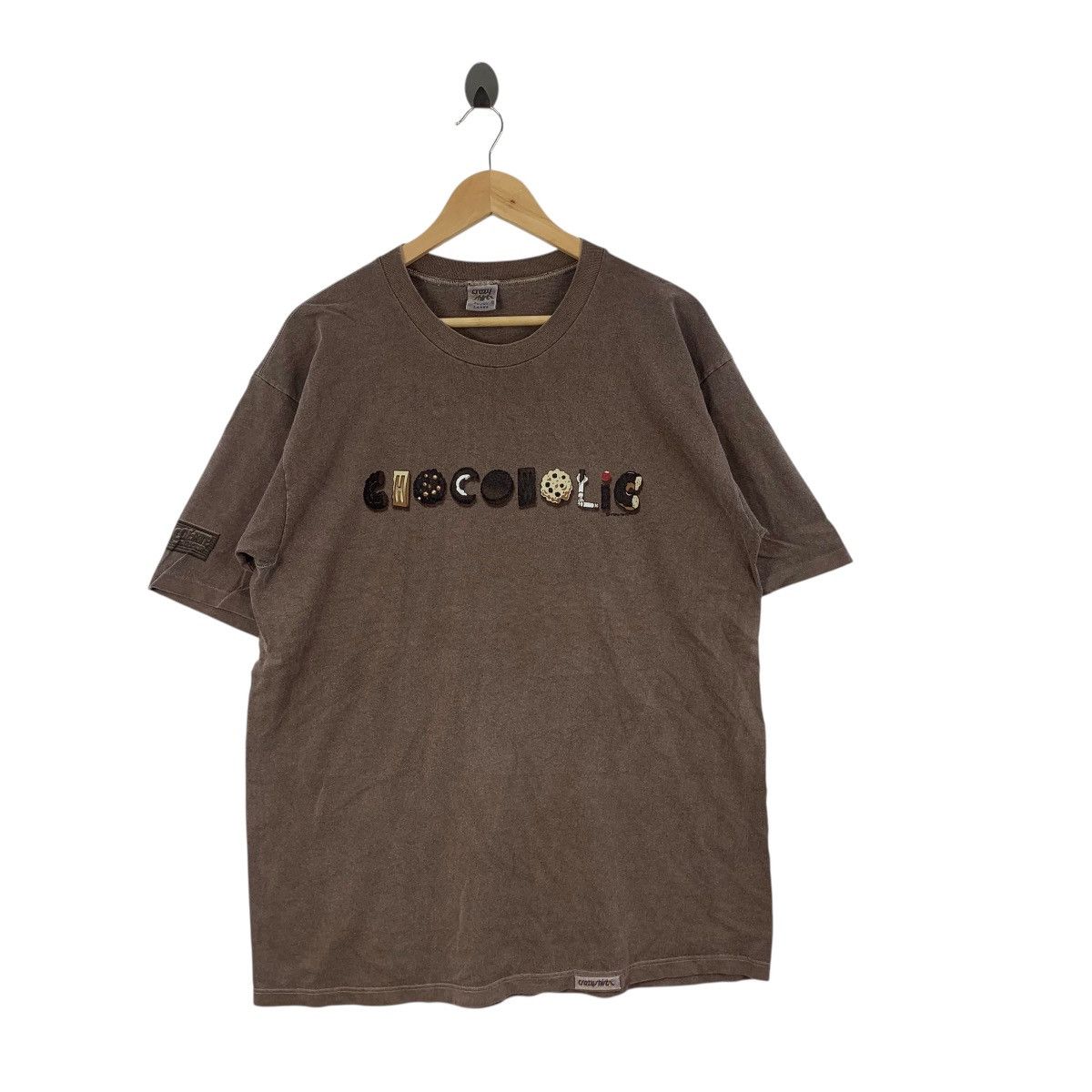 Vintage Vintage CRAZY SHIRT HAWAII Chocoholic Spell Out Tee Shirt Size US L / EU 52-54 / 3 - 3 Thumbnail