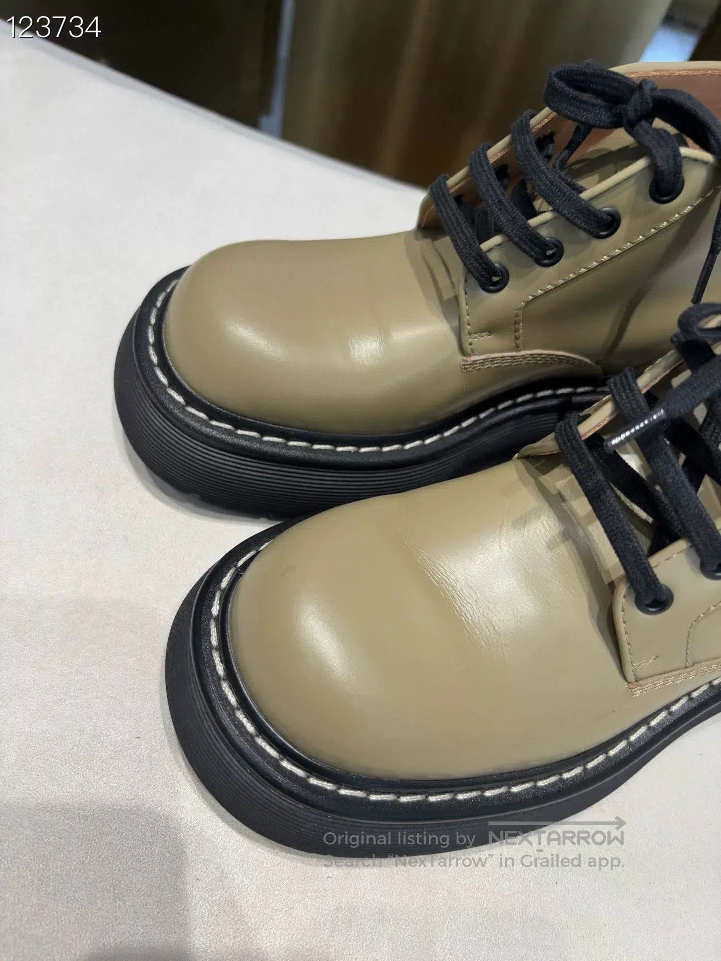 Bottega Veneta Bottega Veneta Avocado Martin Boots. Size US 5.5 / IT 35.5 - 2 Thumbnail