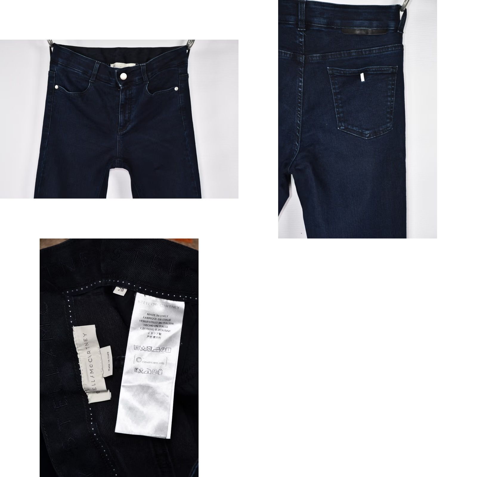Stella McCartney STELLA MCCARTNEY Jeans Flare Women's Size 28 Blue Denim High Rise VINTAGE? No. Size 28" / US 6 / IT 42 - 8 Thumbnail