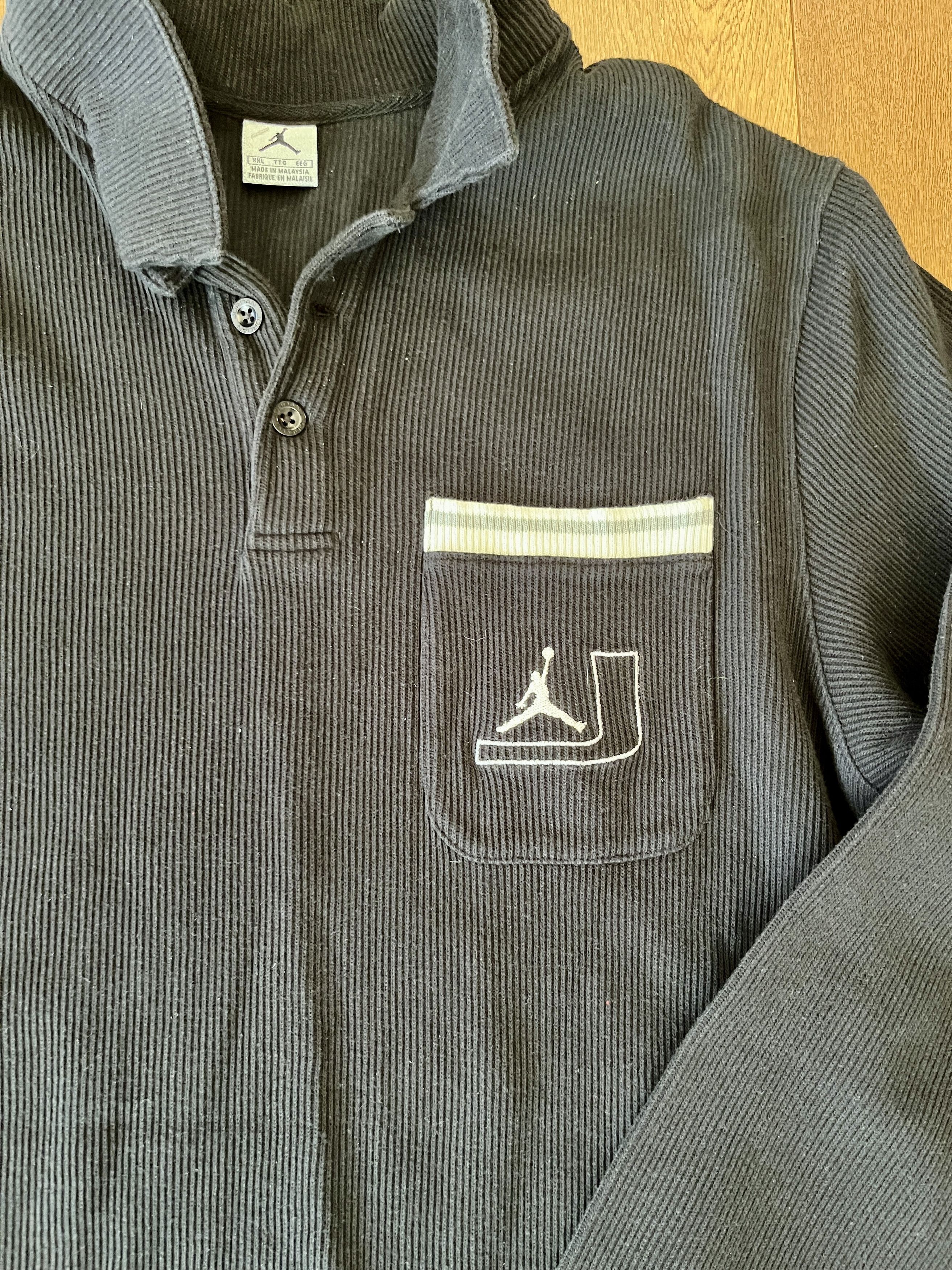 Jordan Brand Vintage Air Jordan Jumpman Ribbed Henley XXL (Fits like XL) Size US XL / EU 56 / 4 - 2 Thumbnail