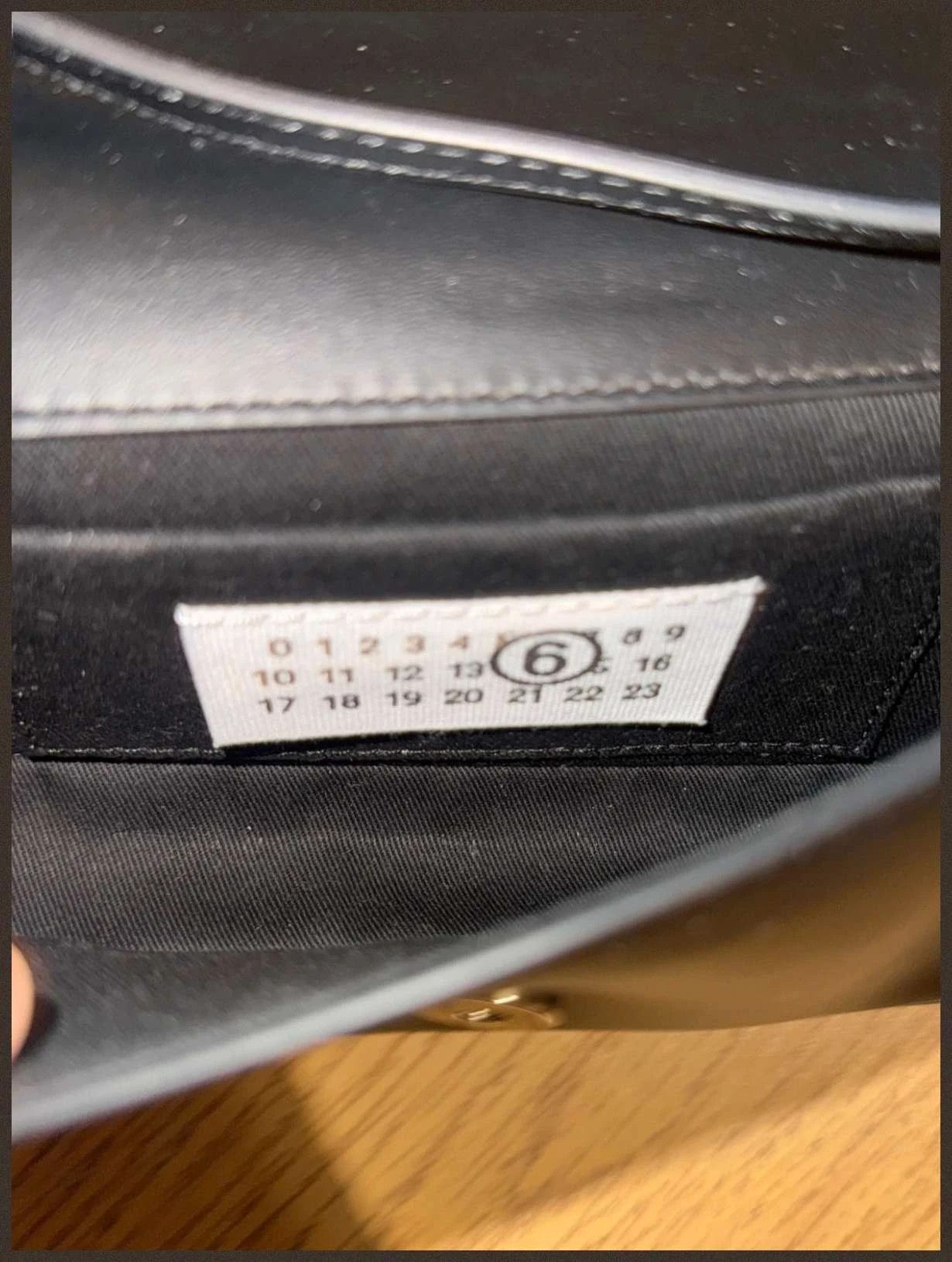 Maison Margiela Maison Margiela Black Leather / Sac Pochette Stitches New Size ONE SIZE - 5 Thumbnail