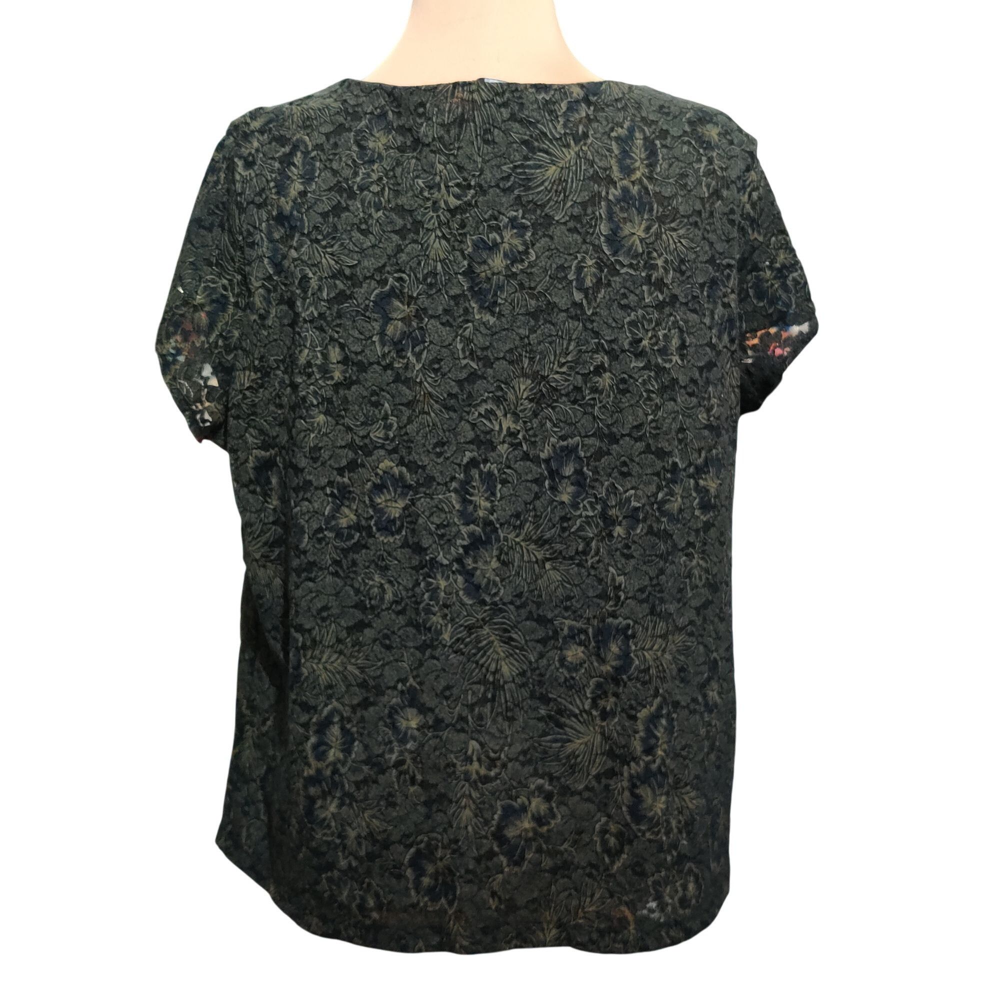 Alfani Alfani 2X Black Lace Floral Blouse Elegant Feminine Plus Siz Size XXL / US 16-18 / IT 52-54 - 4 Thumbnail