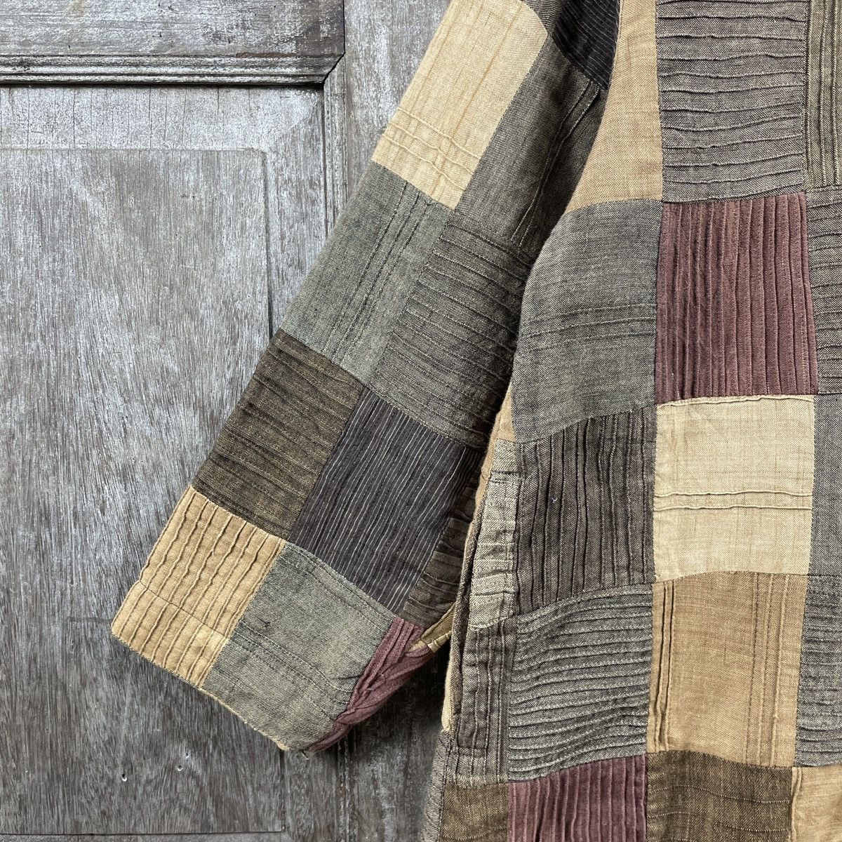 Japanese Brand × Vintage Vintage Japanese Traditional Patchwork Jacket Size US M / EU 48-50 / 2 - 8 Thumbnail