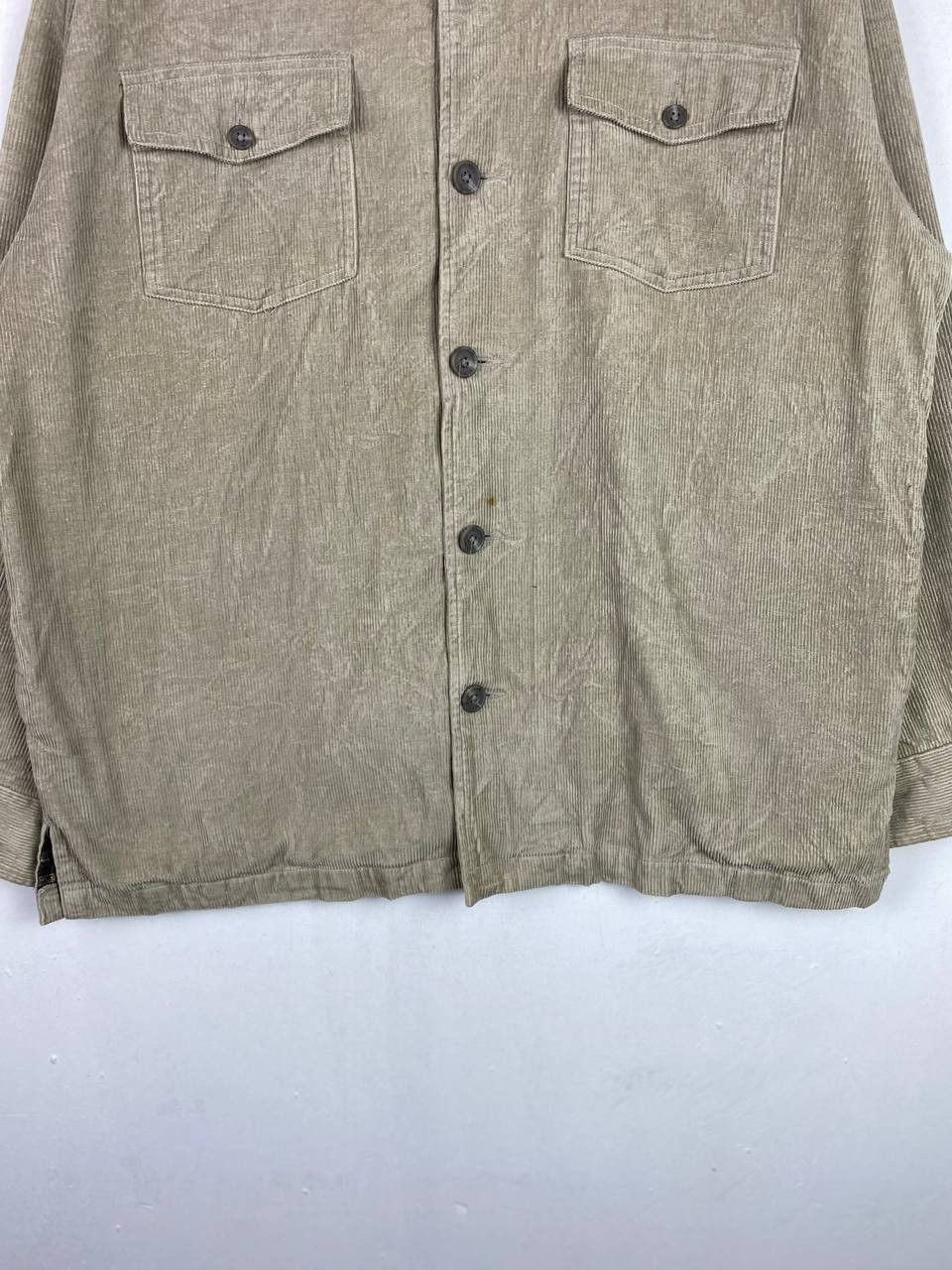 Uniqlo vintage uniqlo corduroy shirt flannel lining Size US L / EU 52-54 / 3 - 3 Thumbnail