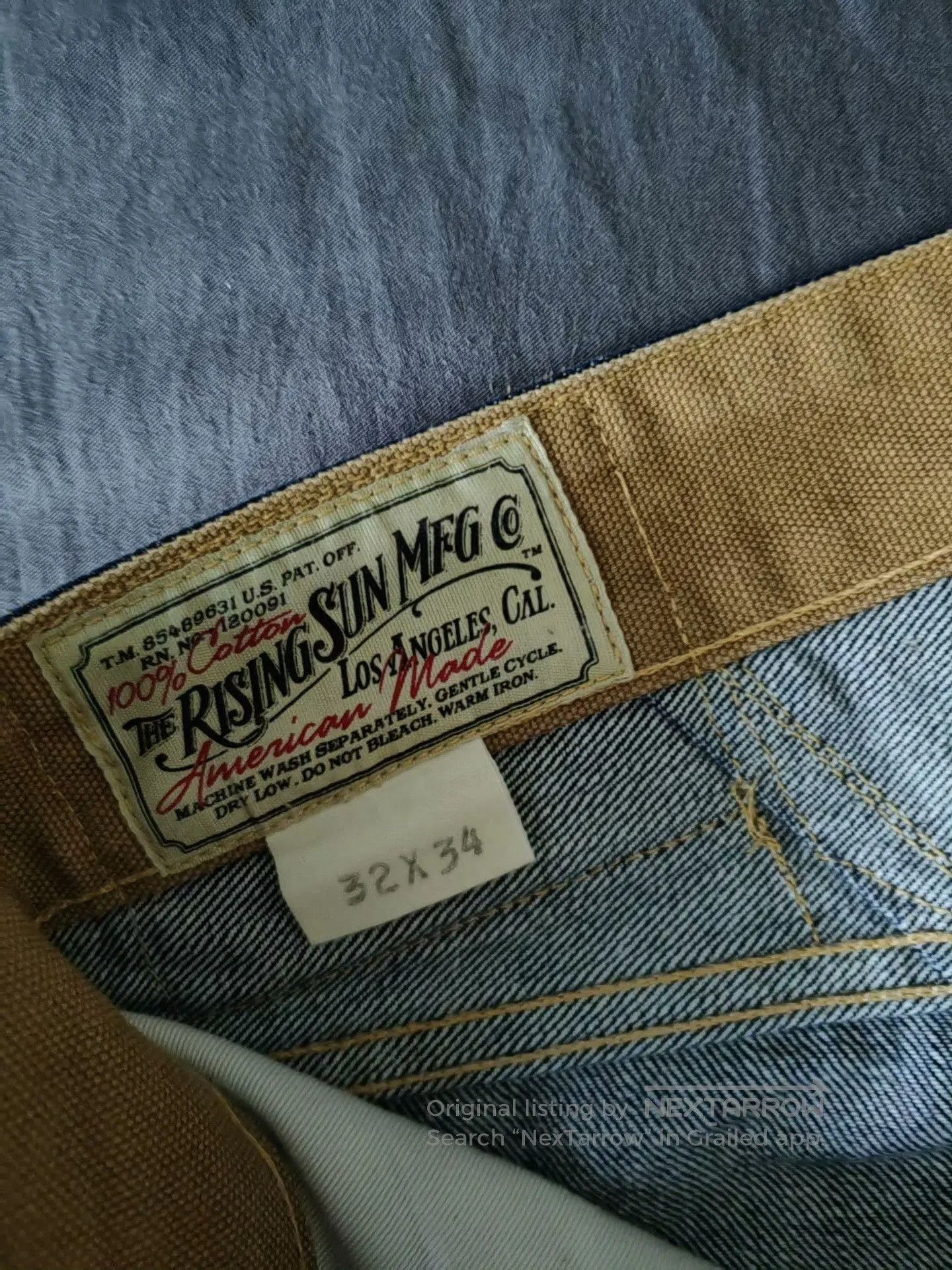 Rising Sun & Co. Rising Sun&Co 15oz Organic Selvedge Raw Jeans. Size US 32 / EU 48 - 4 Thumbnail