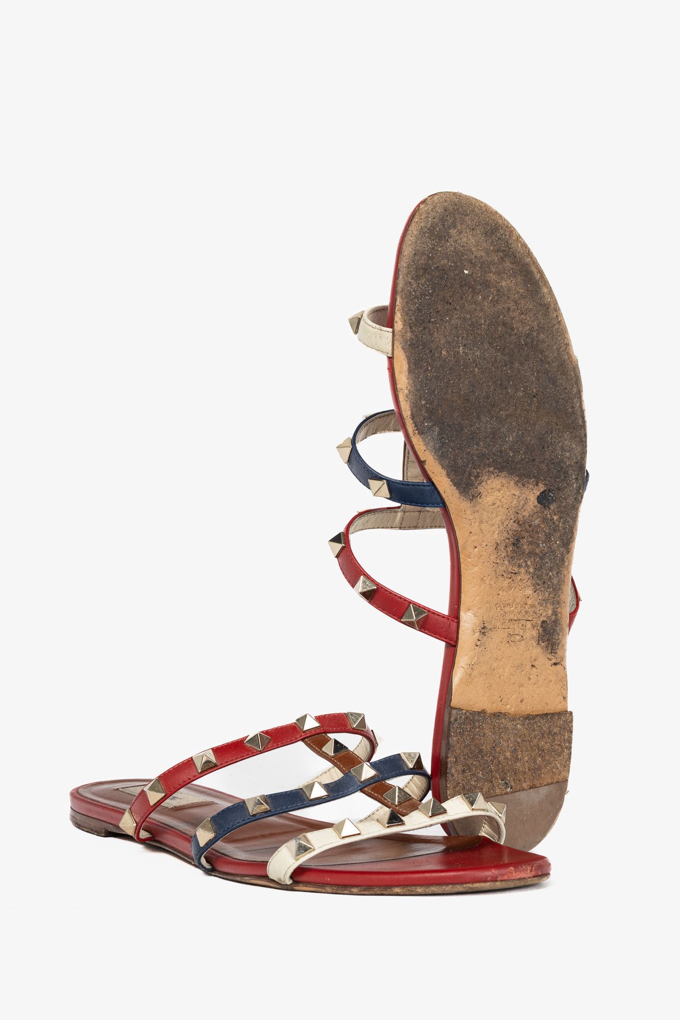 Valentino Valentino Garavani Rockstud Flat Mule Sandals Size US 8 / IT 38 - 5 Thumbnail