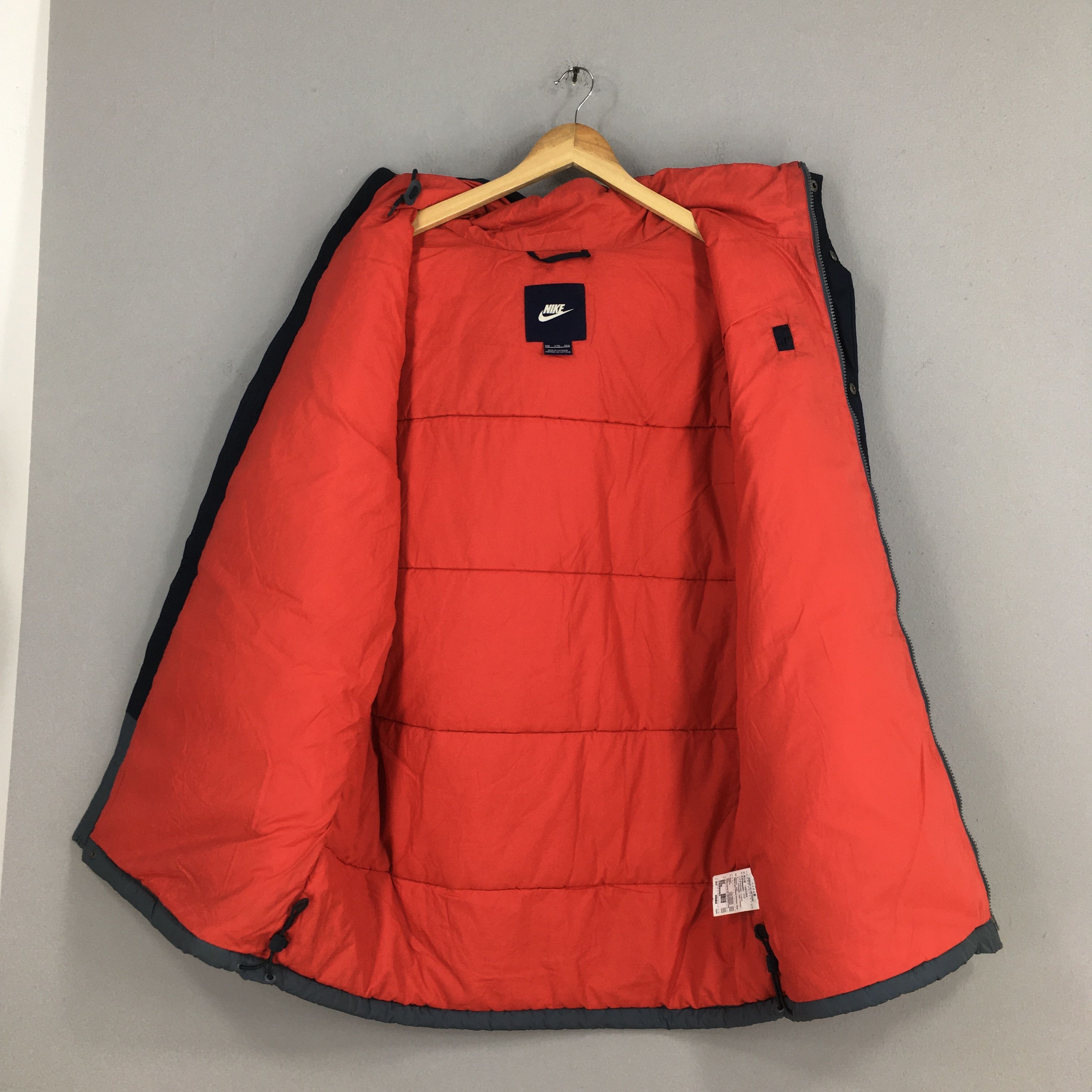 Nike Vintage Y2K Nike Swoosh Blue Puffer Jacket XXL Size US XXL / EU 58 / 5 - 5 Thumbnail
