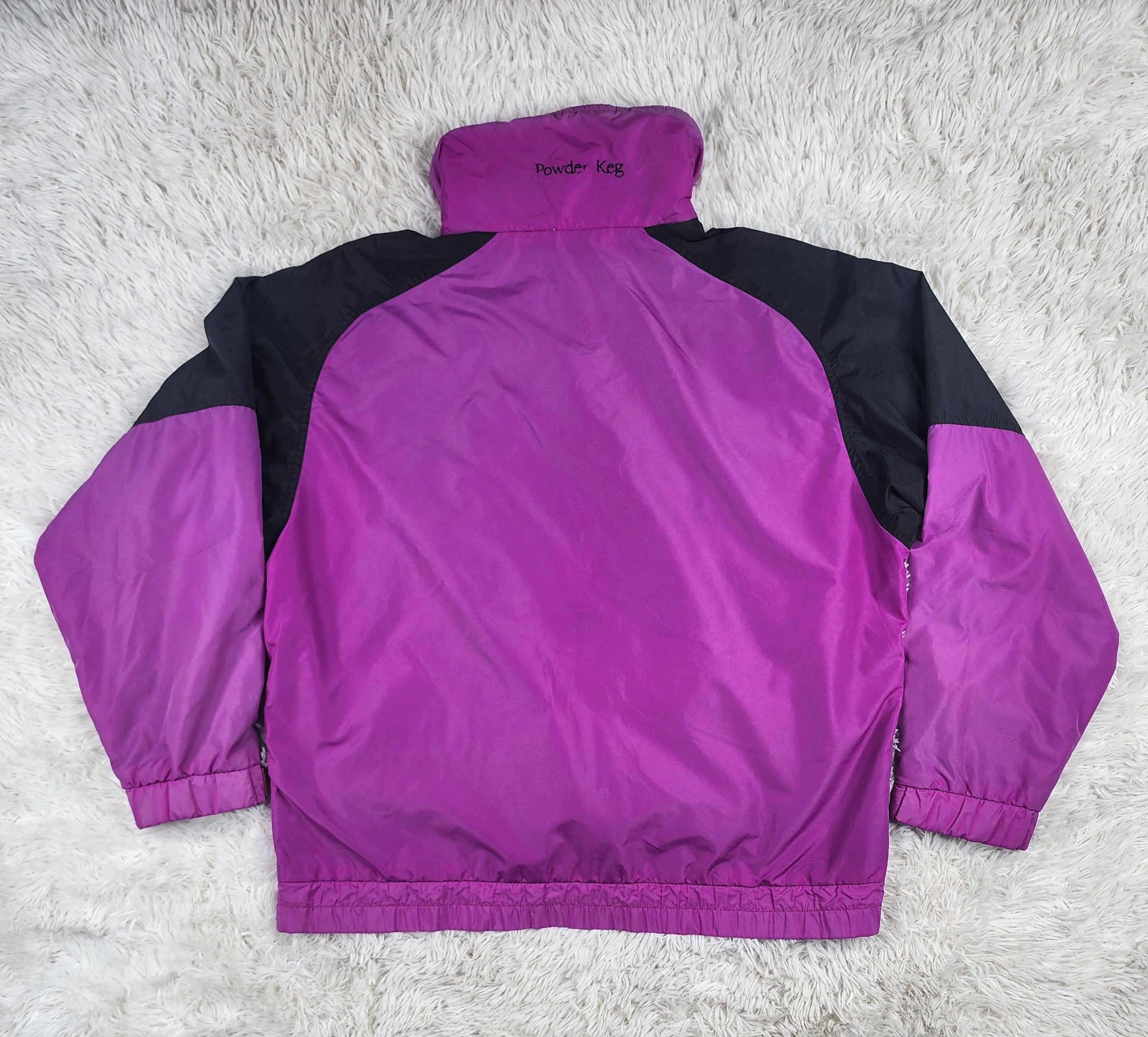 Columbia Vintage Columbia Powder Ked woman windbreaker jacket Size L / US 10 / IT 46 - 10 Thumbnail