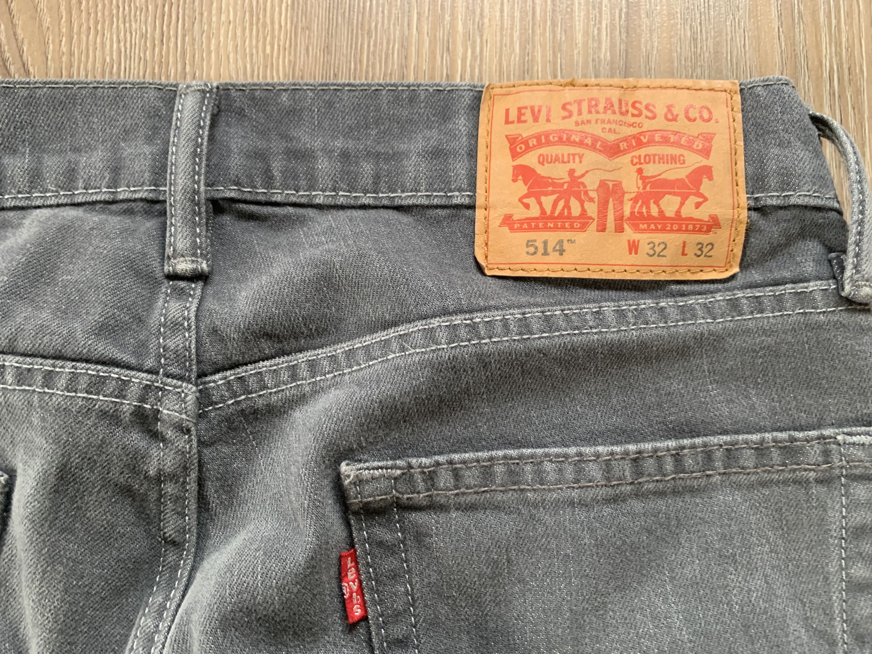 Levi's Levis 514 Grey Vintage Denim Jeans Size US 32 / EU 48 - 6 Thumbnail