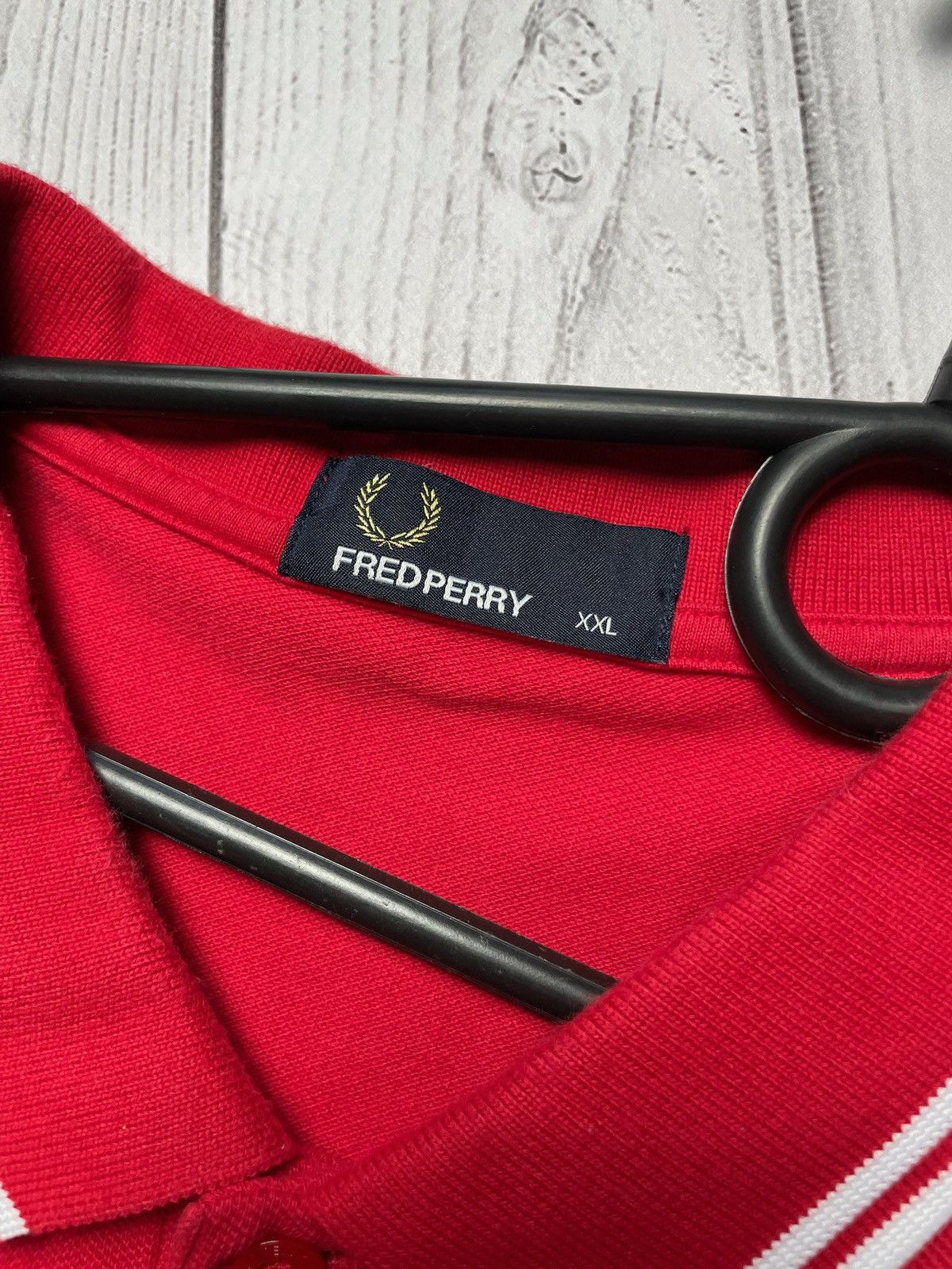 Fred Perry Vintage Fred Perry polo red size XXL logo Size US XXL / EU 58 / 5 - 3 Thumbnail