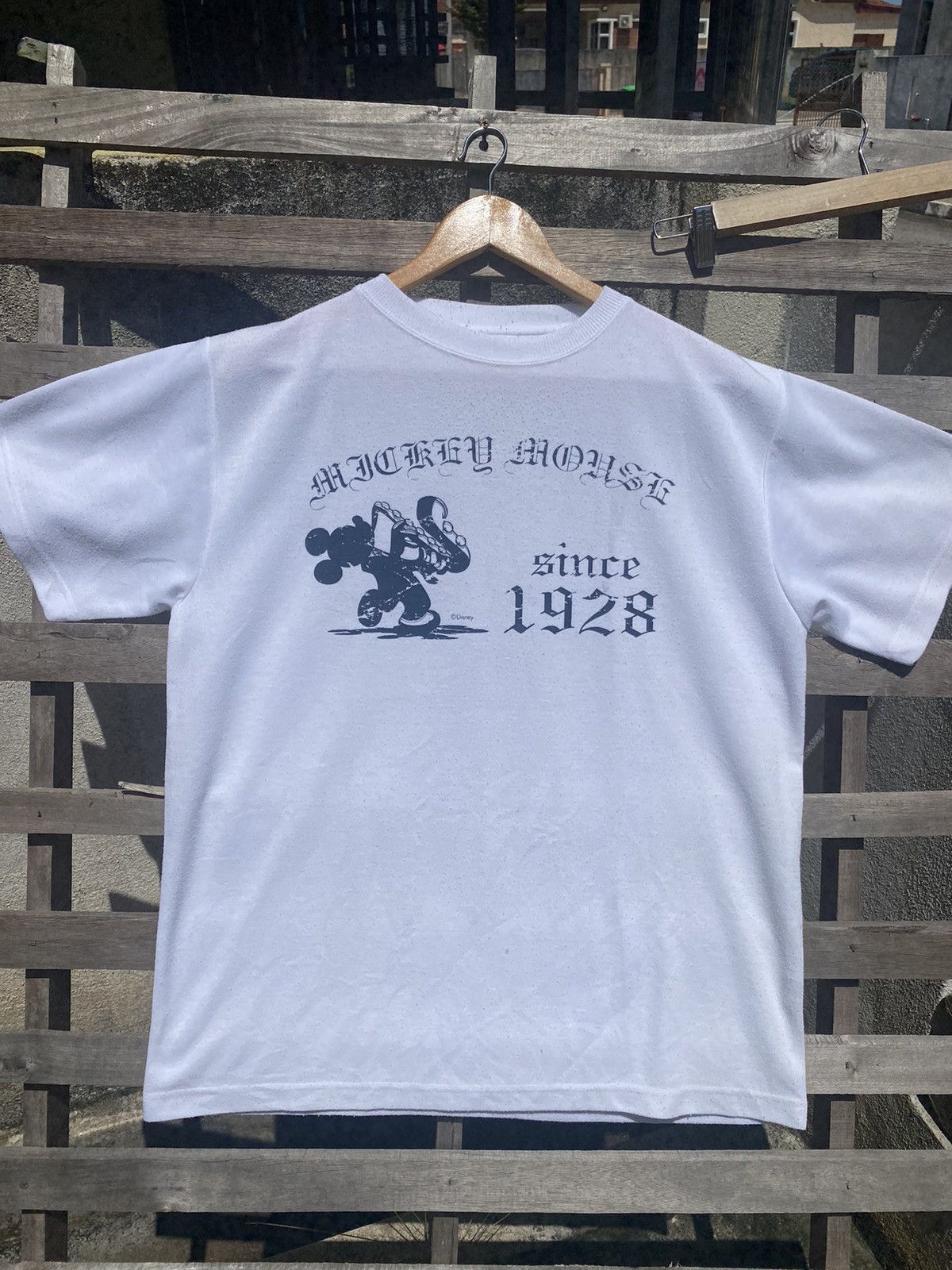 Japanese Brand × Vintage 🔥 Rare 🔥 Mickey Mouse Tshirt - look like ch wording style Size US L / EU 52-54 / 3 - 2 Thumbnail