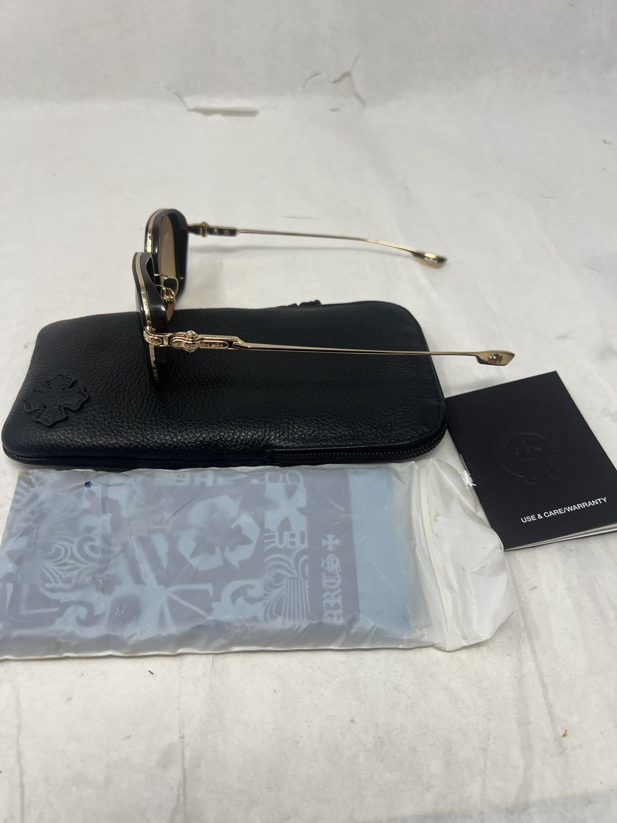 Chrome Hearts Chrome Hearts Danger Zone Sunglasses Brown Size ONE SIZE - 2 Thumbnail