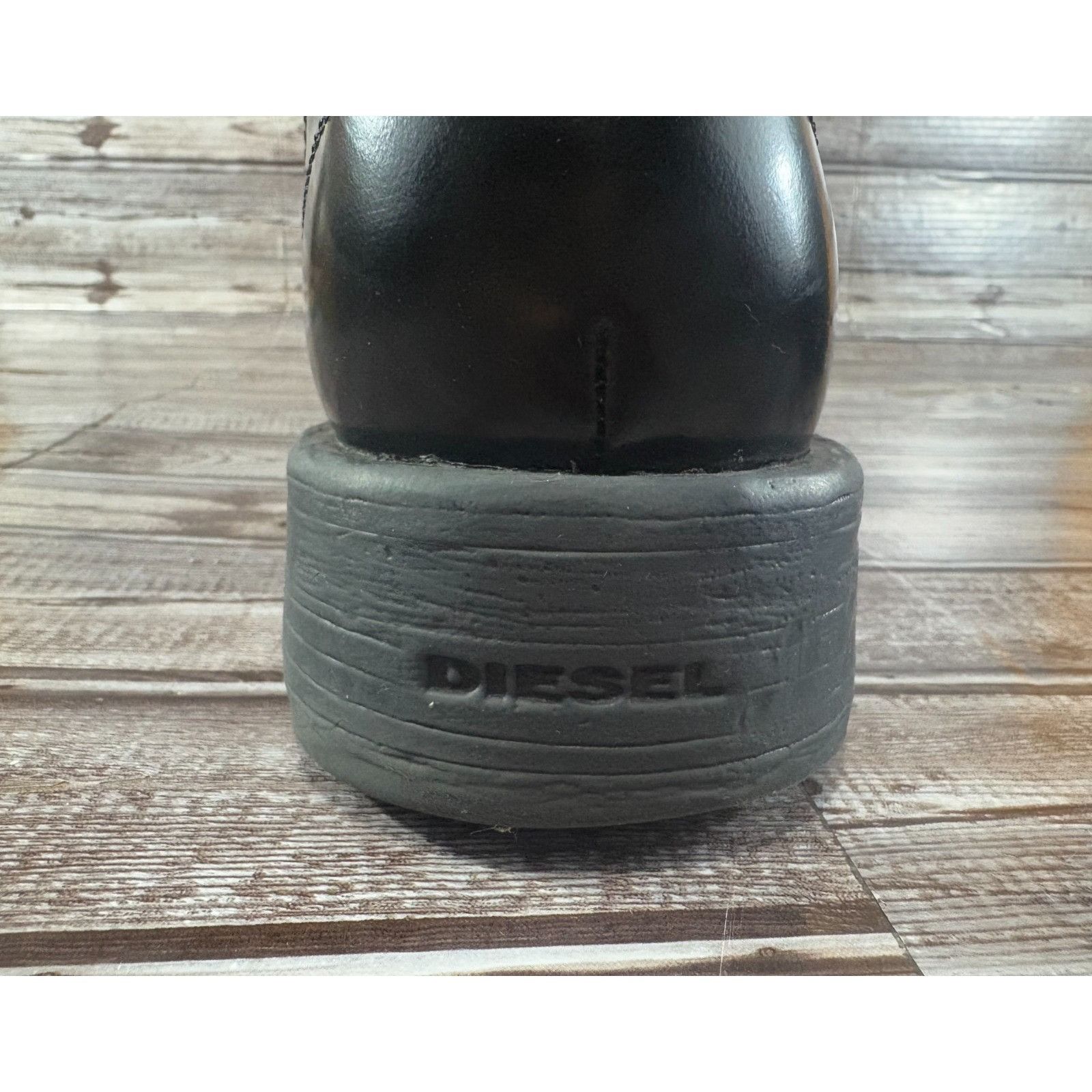 Diesel Diesel D-Hammer BT Gloss Leather Boots size 12.5 US color bl Size US 12.5 / EU 45-46 - 8 Thumbnail