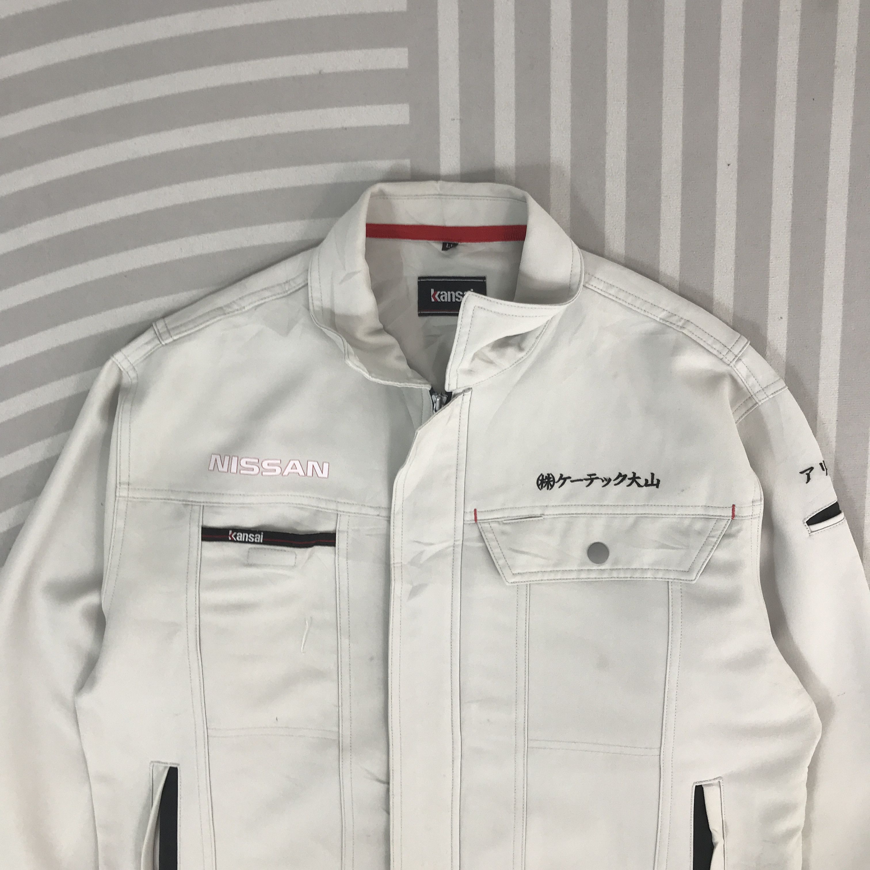 Kansai Yamamoto Vintage Nissan Nismo Racing Japanese custom Jacket Size US L / EU 52-54 / 3 - 3 Thumbnail