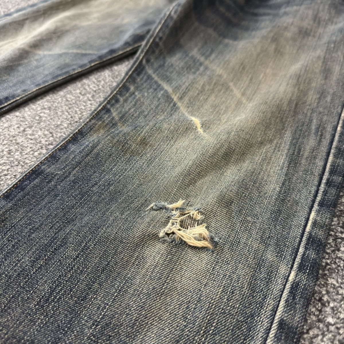 Kapital 🔥🇯🇵 Japanese Vintage 90s Edwin Lot. 403 Rusty Mud Wash Denim Size US 30 / EU 46 - 6 Thumbnail