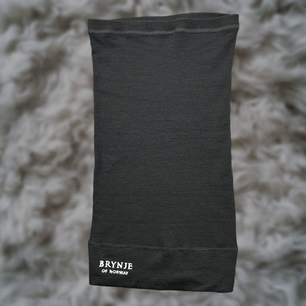 Vintage Brynje of Norway Neck Warmer 100% Merino Wool OS Tube Scarf Outdoor Gaiter Black Size ONE SIZE - 1 Thumbnail