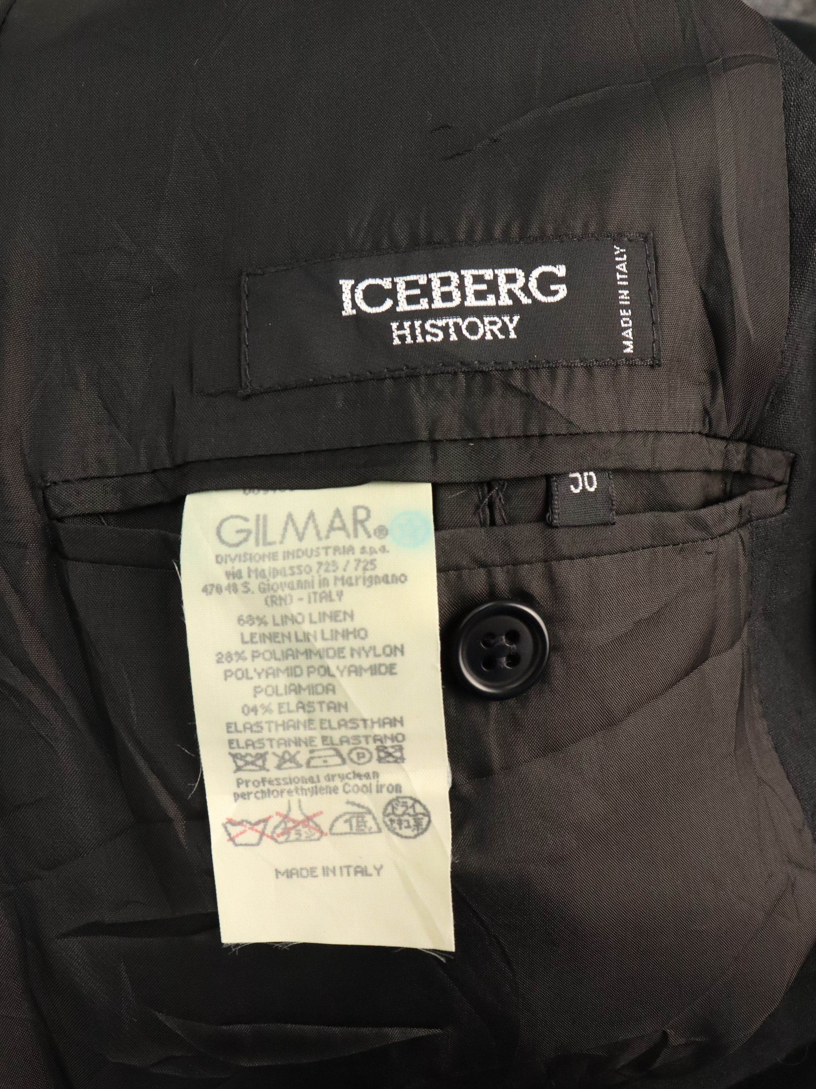 Iceberg Iceberg History Linen Blazer Coat Jacket Size US XXL / EU 58 / 5 - 16 Thumbnail