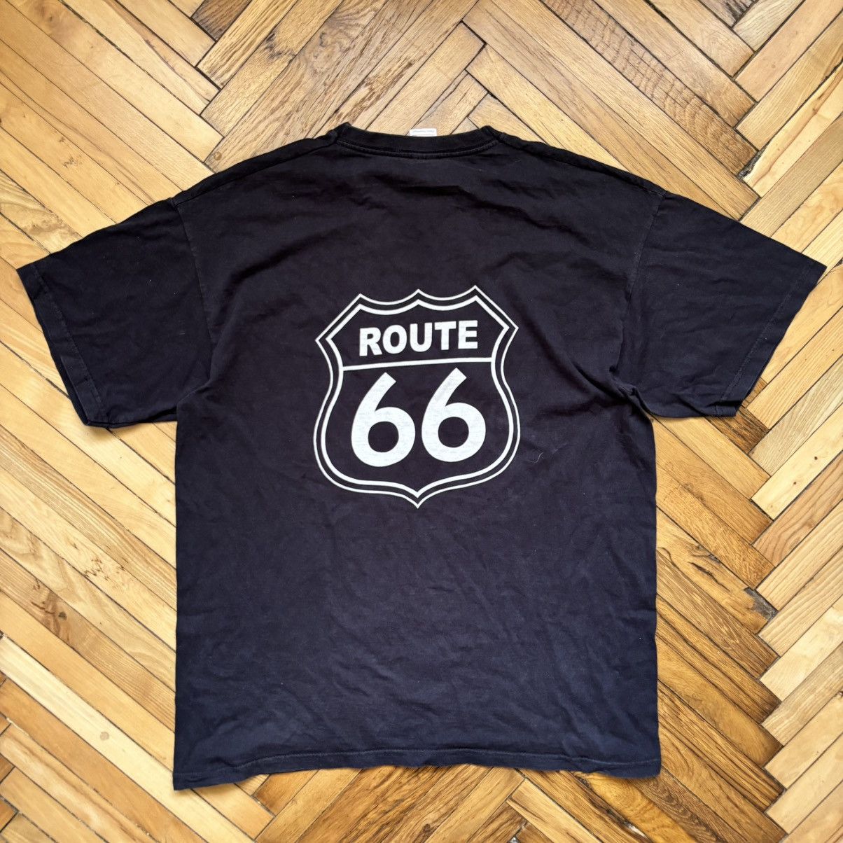 Vintage Vintage Y2K Dr.Feel Good Route 66 Punk T-Shirt Size US L / EU 52-54 / 3 - 2 Thumbnail