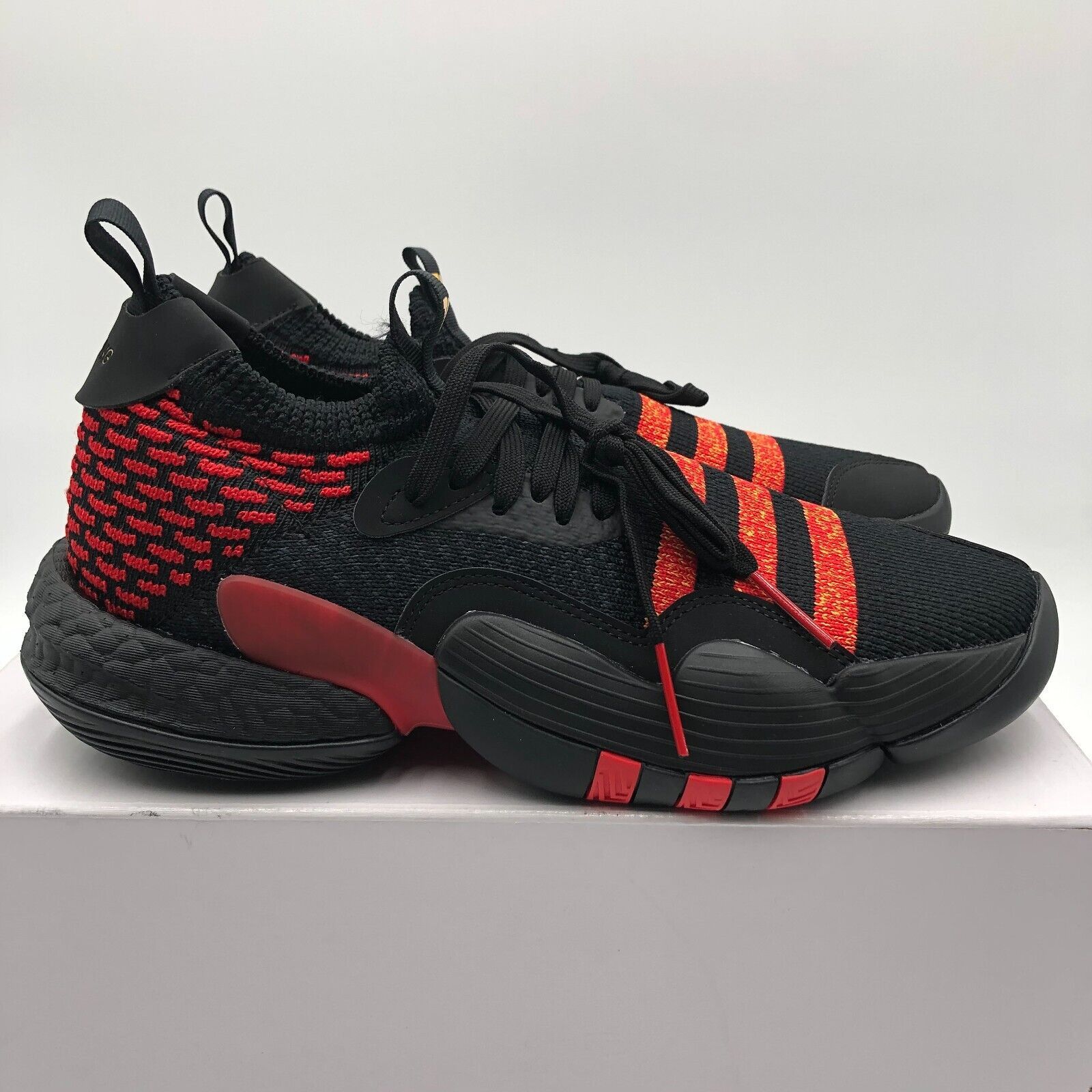 Adidas Adidas Trae Young 2 Men's Size 9.5 Hawks Black Red Size US 9.5 / EU 42-43 - 11 Thumbnail
