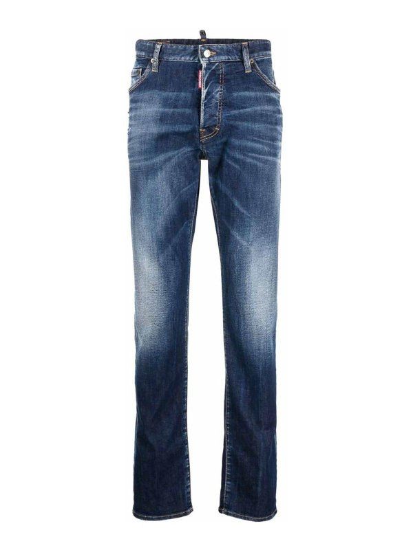Dsquared2 o1mle0126 Cool Guy Skinny Jeans in Navy Blue Size US 34 / EU 50 - 1 Thumbnail