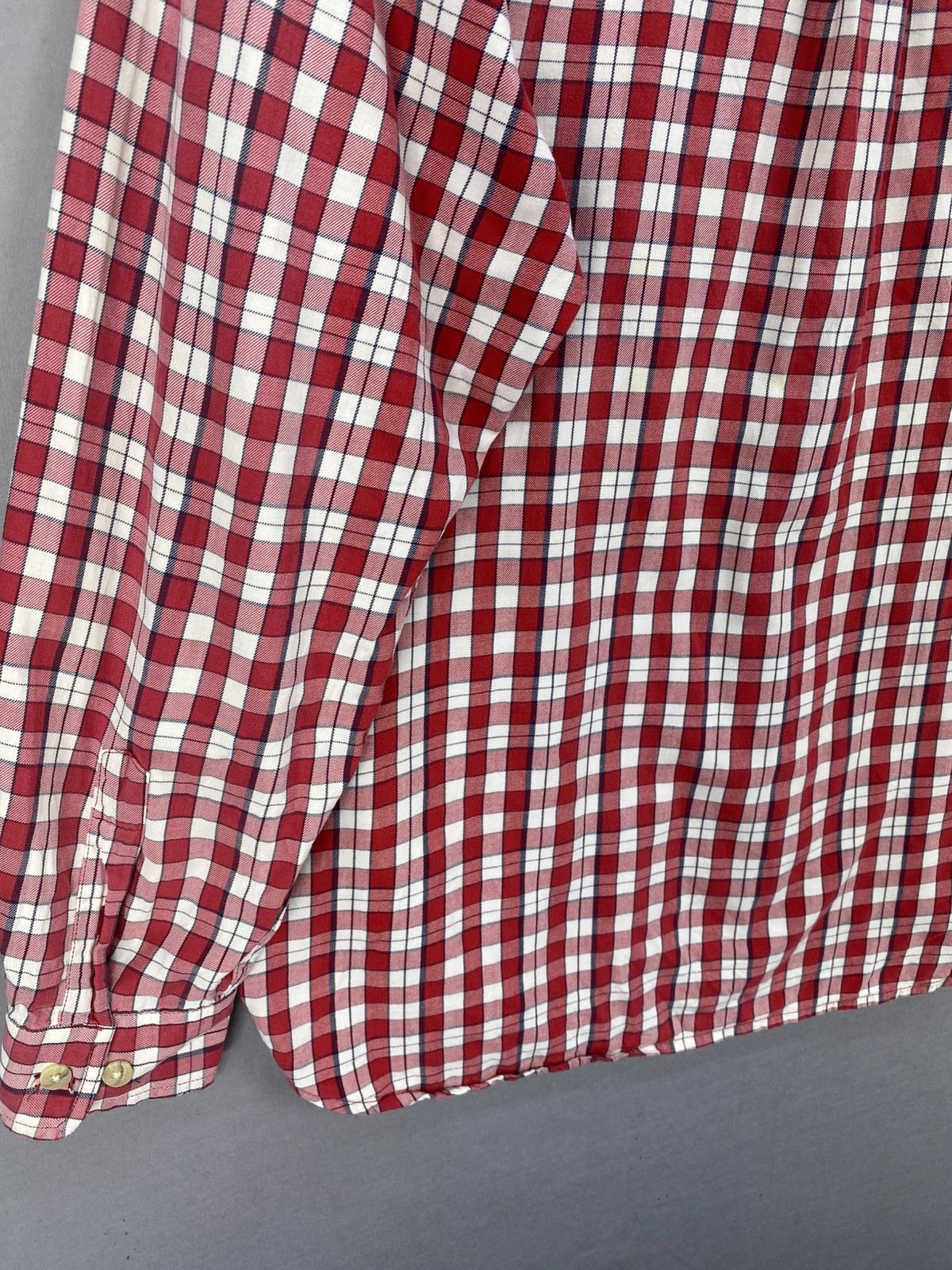 Eddie Bauer Eddie Bauer Gingham Pattern Check Flannel Shirts Button Up Size US XL / EU 56 / 4 - 6 Thumbnail