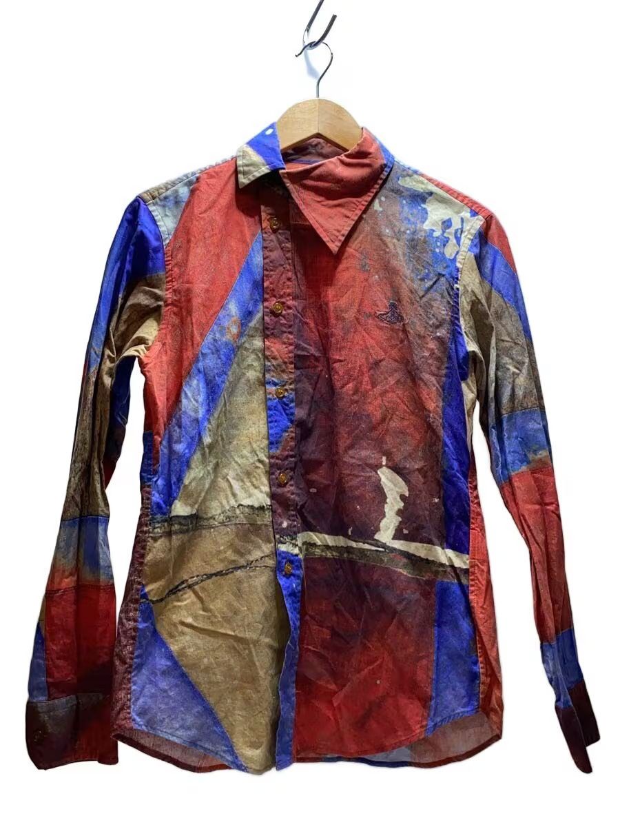 Vivienne Westwood Abstract Flag Orb Button Shirt Size US S / EU 44-46 / 1 - 1 Thumbnail