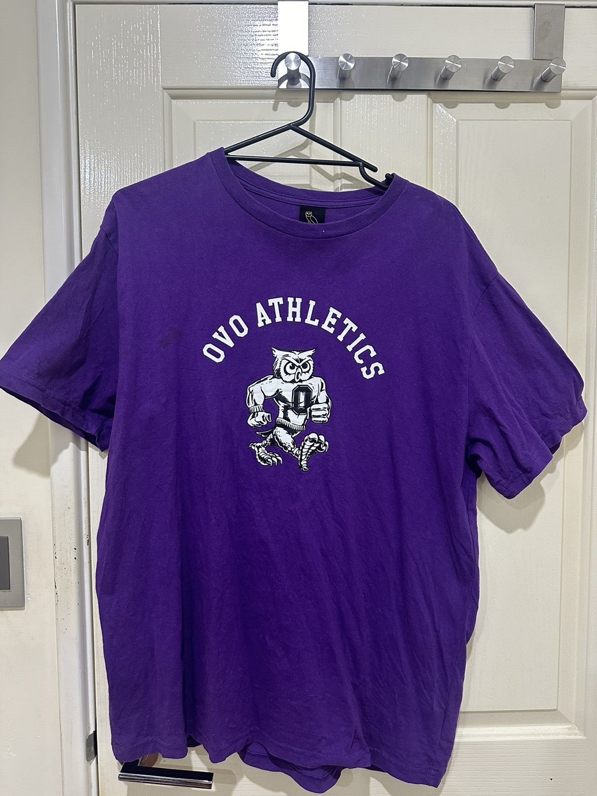 Drake × October's Very Own OVO Athletics Purple Tee Size US XL / EU 56 / 4 - 1 Thumbnail