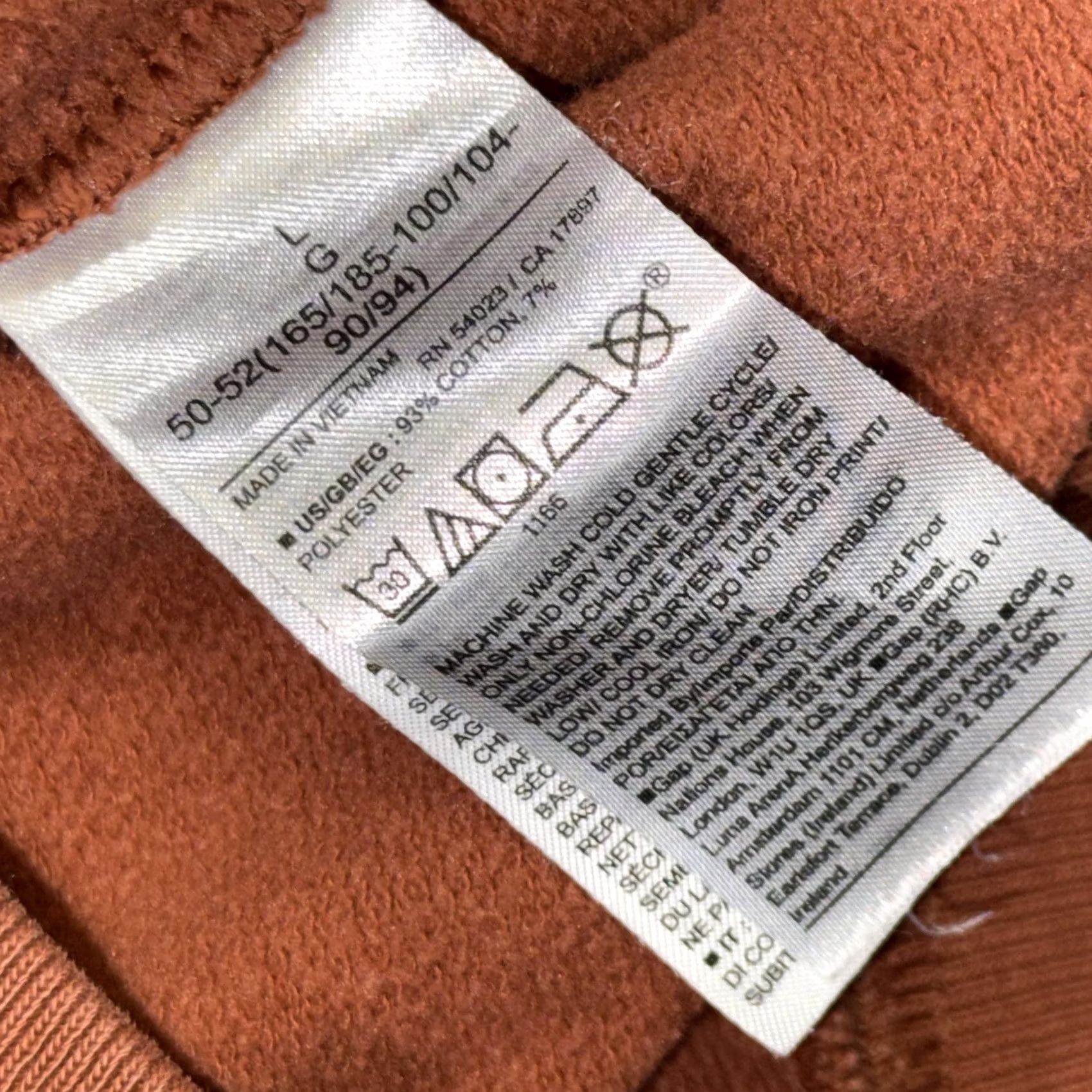 Gap Gap Hoodie Mens L Orange Sun Graphic Bailey Elder Pullover Fleece Sweatshirt Size US L / EU 52-54 / 3 - 4 Thumbnail