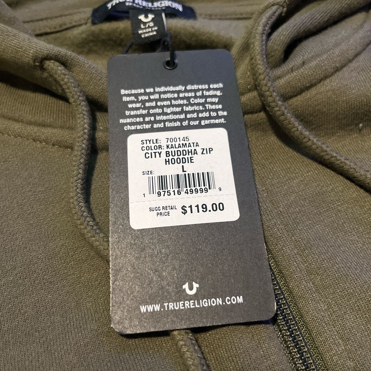 True Religion True Religion zip up Size US L / EU 52-54 / 3 - 4 Thumbnail