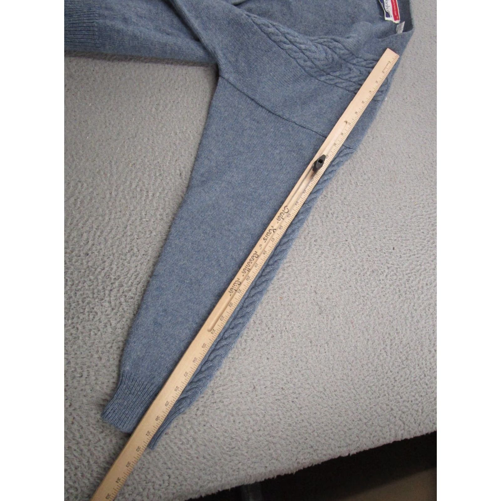 Vintage VINTAGE Manhattan Sports Cardigan Sweater Unisex Adults Blue XL Wool Blend Size L Size US L / EU 52-54 / 3 - 7 Thumbnail