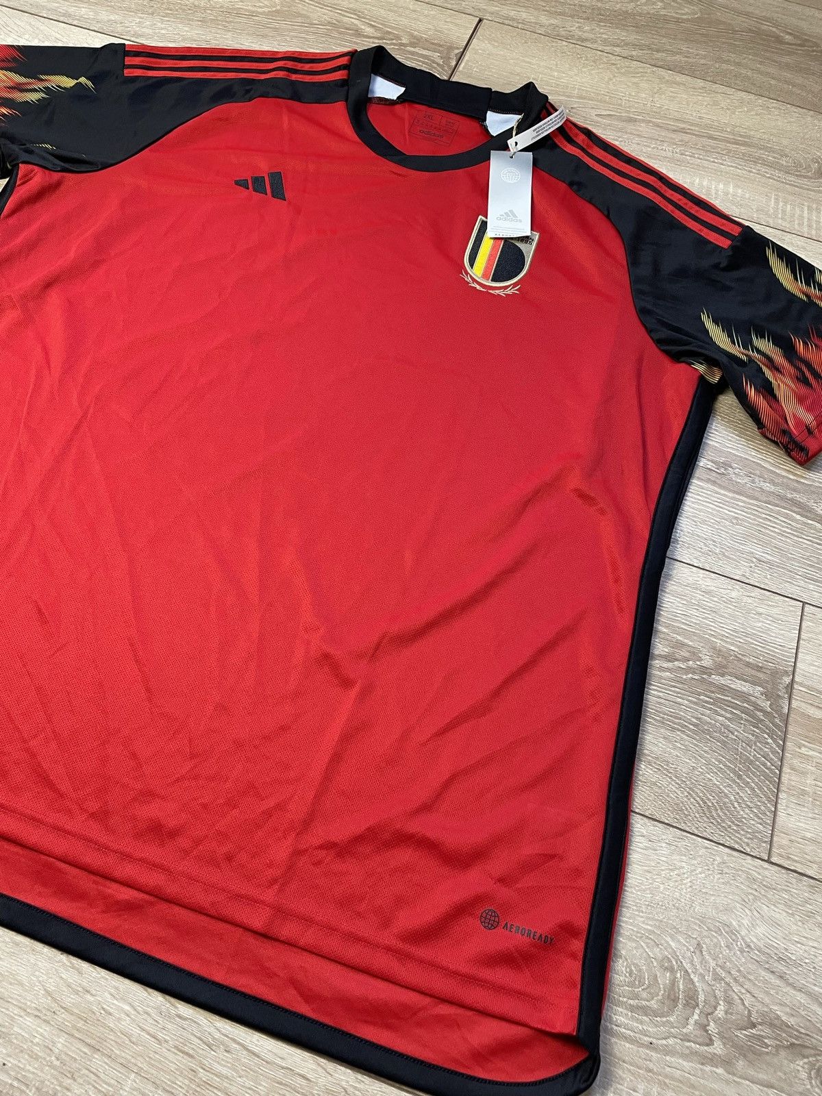 Adidas NEW Belgium 2022-23 Adidas home football jersey shirt XXL Size US XXL / EU 58 / 5 - 2 Thumbnail