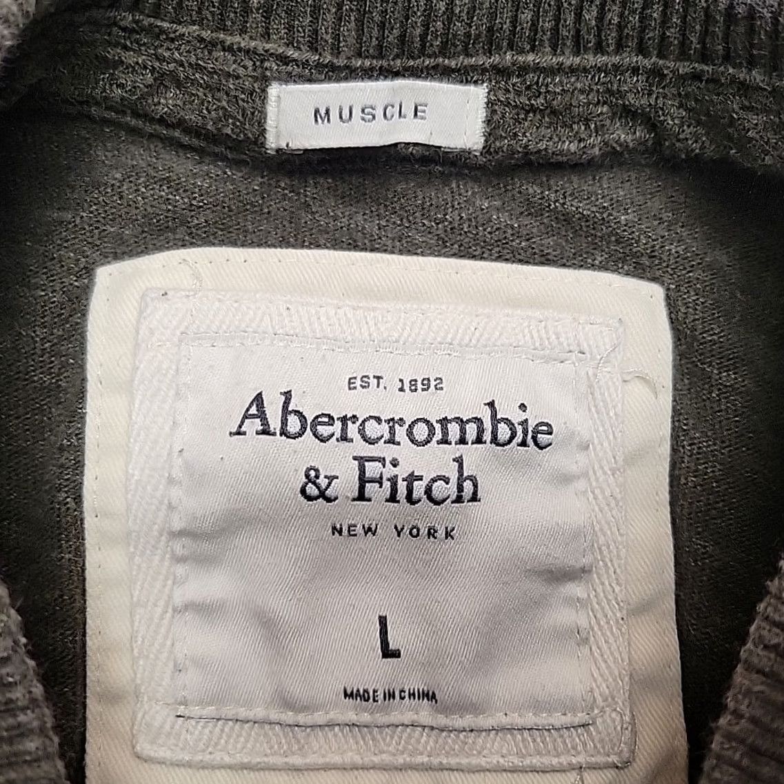 Abercrombie & Fitch VINTAGE Abercrombie & Fitch Sweater Mens L Green Long Sleeve Moose Muscle 90s Y2K Shirt Mens Size L / US 10 / IT 46 - 3 Thumbnail