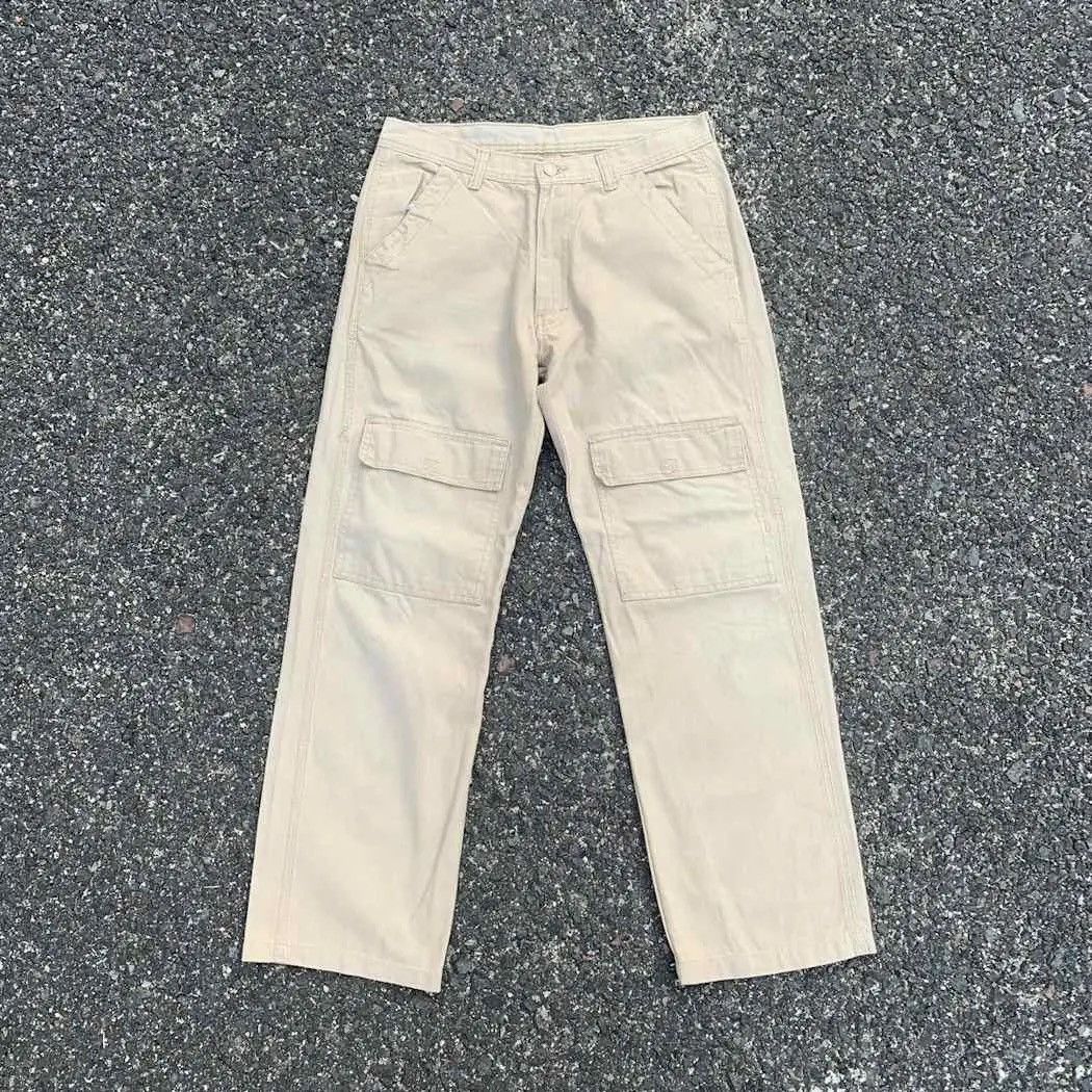 Brooklyn Cloth × Marithe + Francois Girbaud 💥STEALS💥 Brooklyn Overall Co. Big Pocket Duck Canvas Pants Size US 30 / EU 46 - 1 Thumbnail