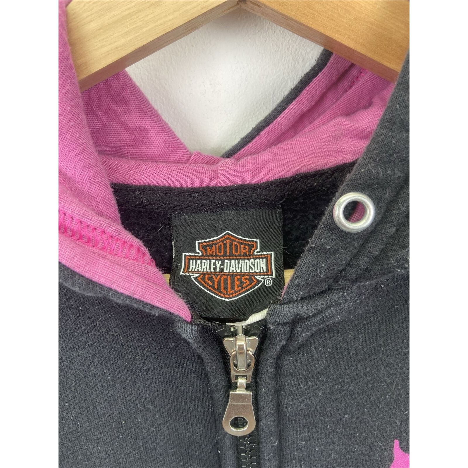 Harley Davidson Harley Davidson Black & Pink 2016 Women’s Sweater Size Small Size S / US 4 / IT 40 - 3 Thumbnail
