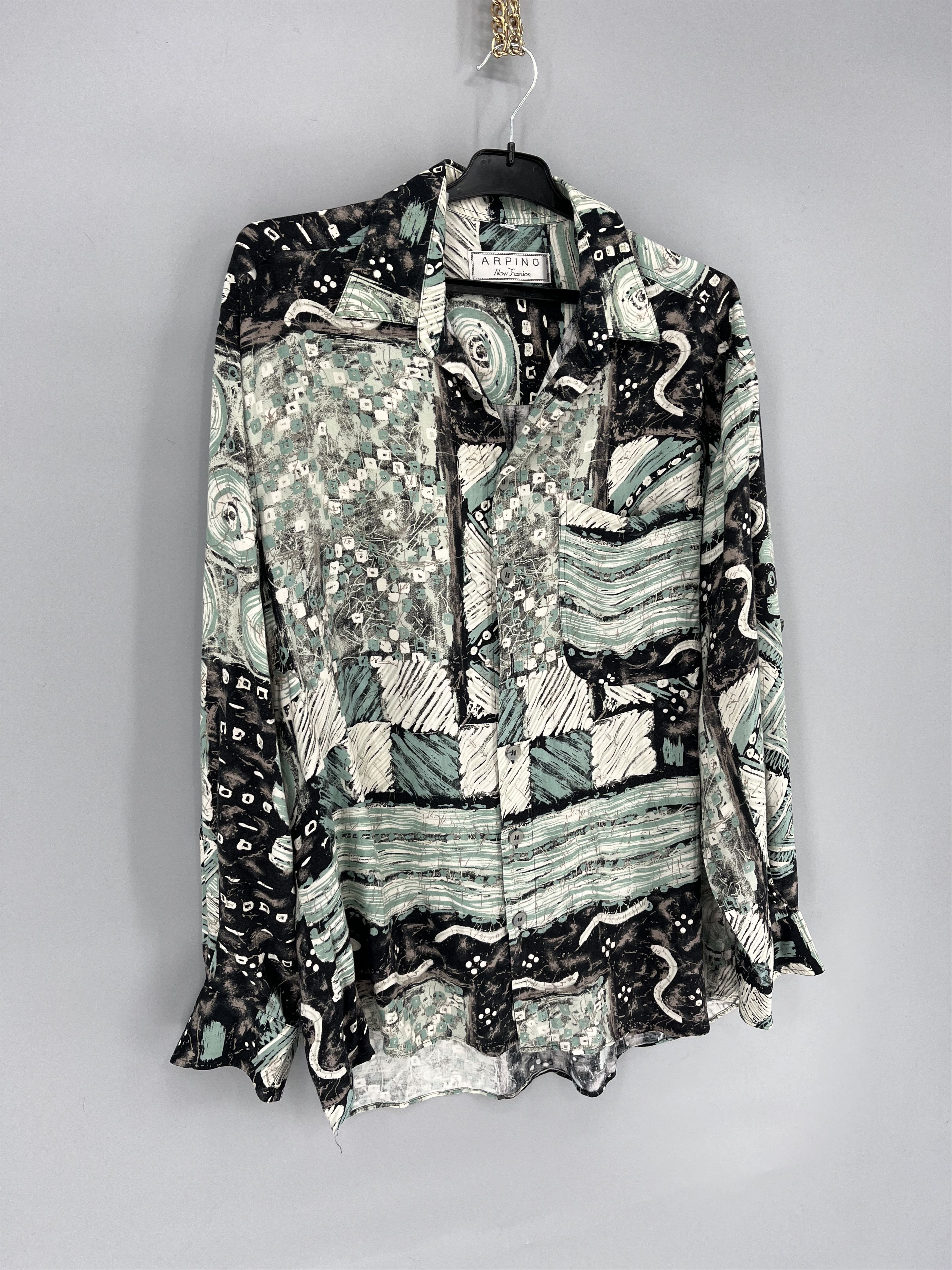 Vintage Vintage Art Streetwear Hawaiian Travis Scott style Size US L / EU 52-54 / 3 - 2 Thumbnail