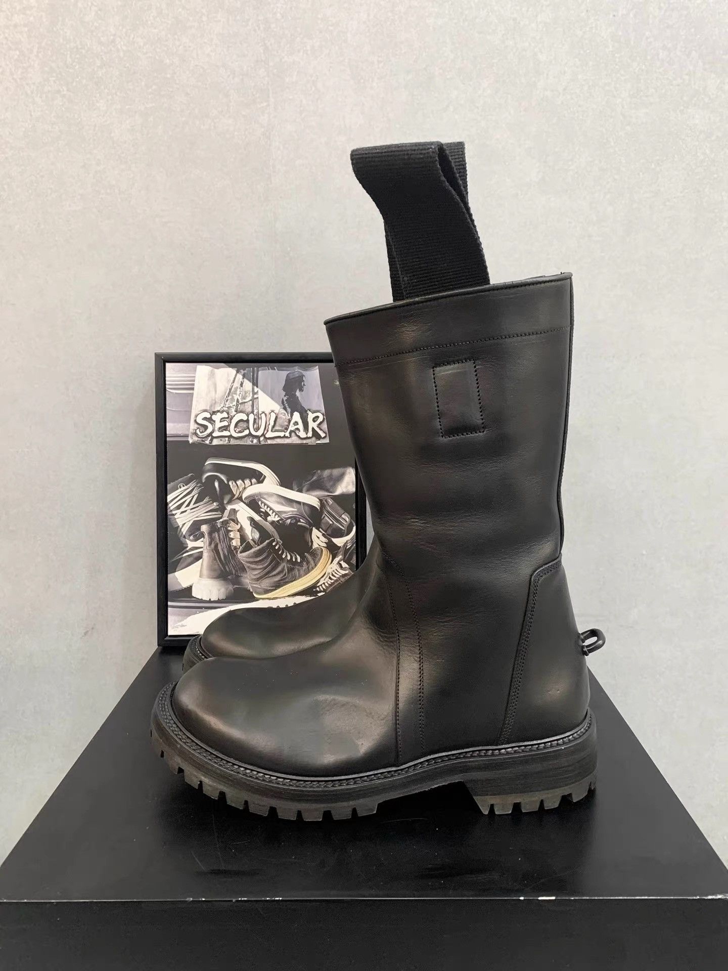 Rick Owens Rick Owens Mainline Iron Ring Platform Chelsea Boots K34 Size US 8 / EU 41 - 1 Thumbnail